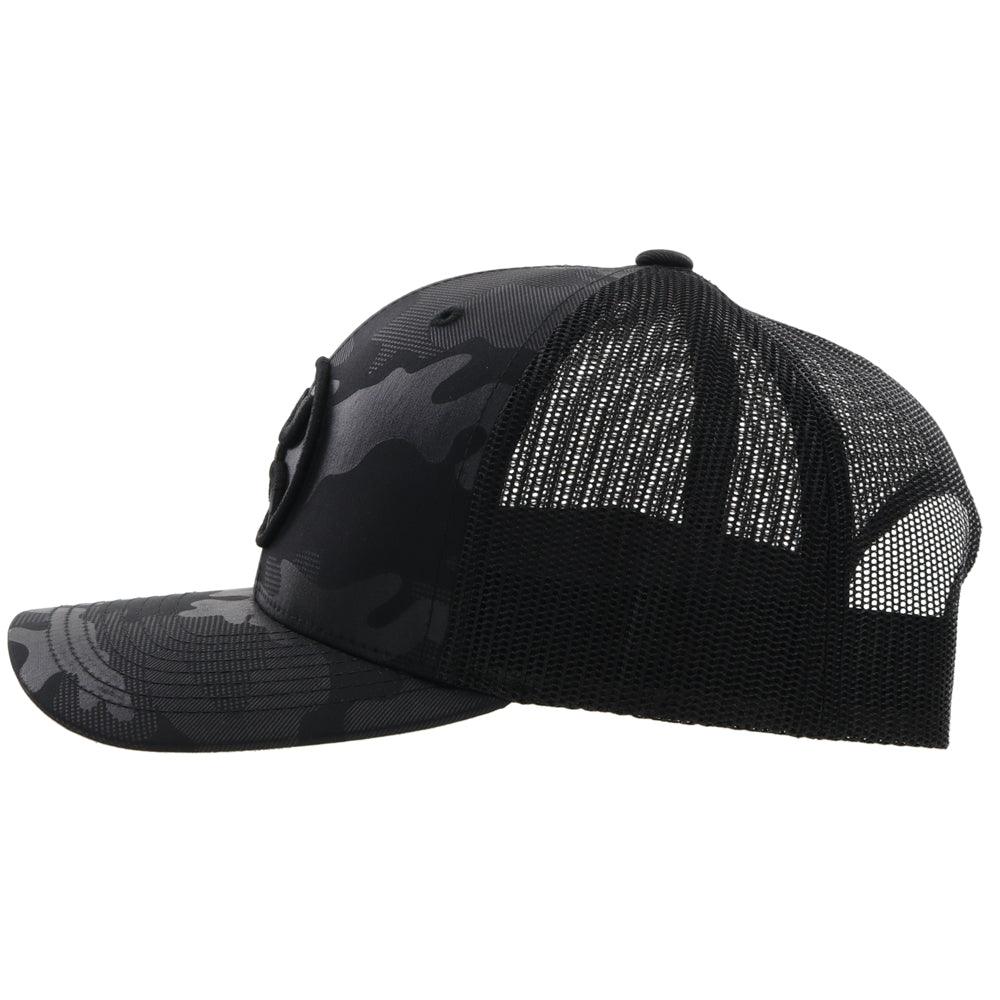O Classic Hooey Black Camo Hat