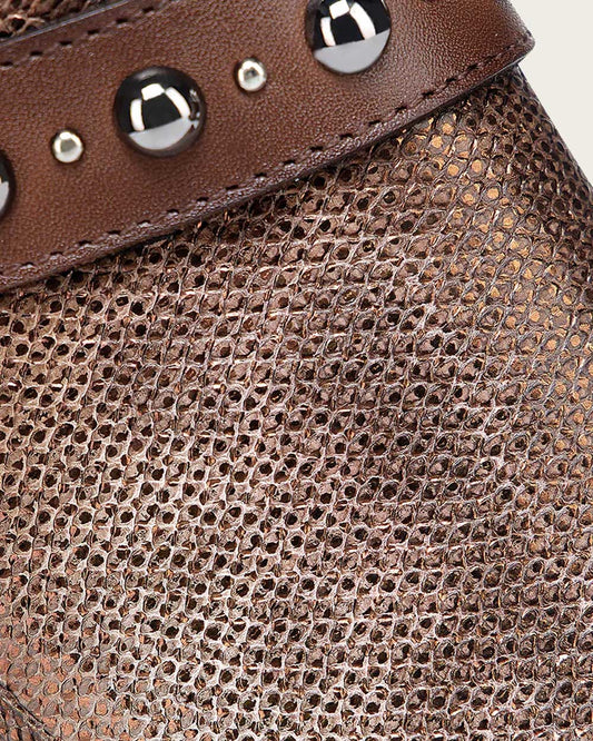 Ankle Gold Carunga Bootie