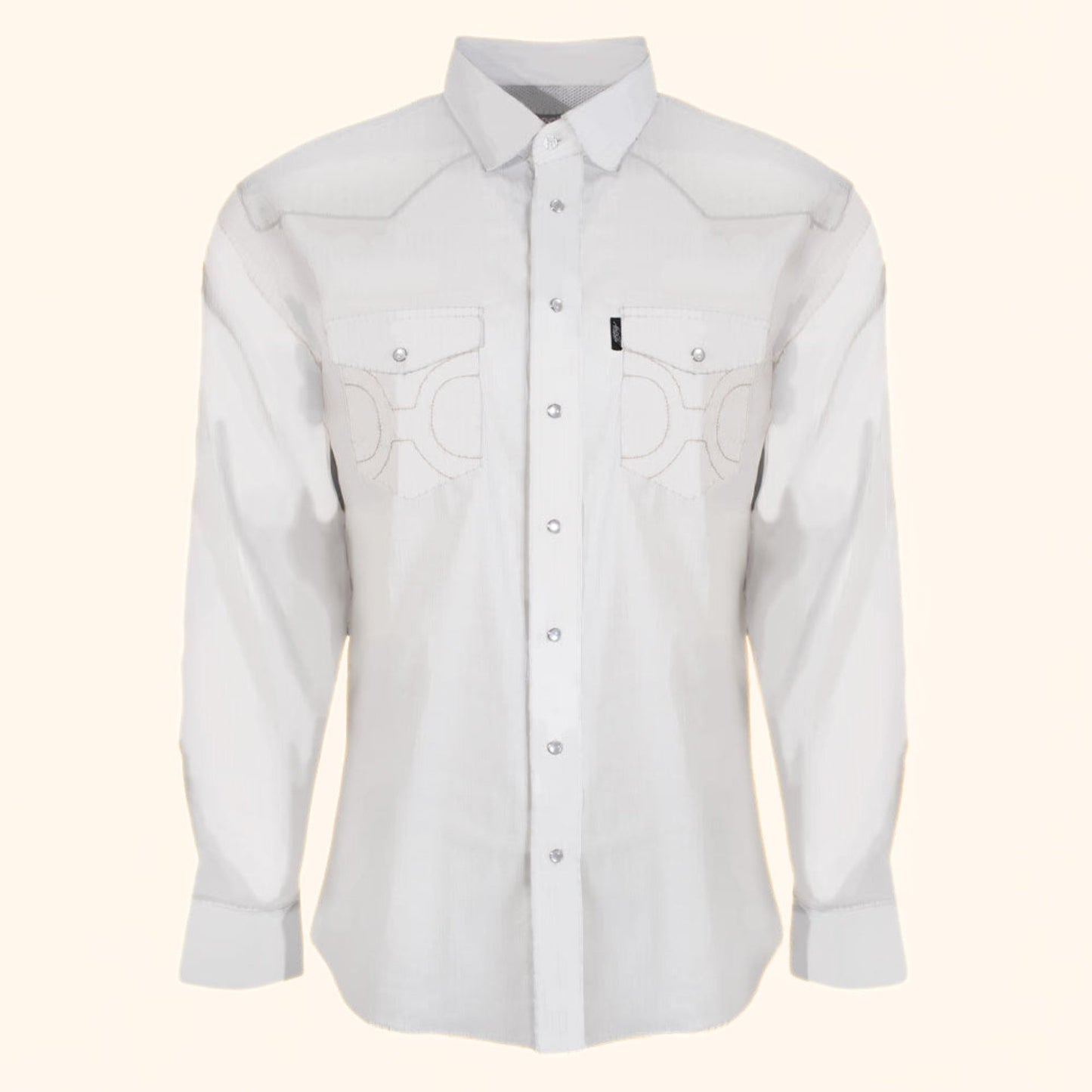 Hooey Dos Sol Long Sleeve Pearl Snap Shirt front view