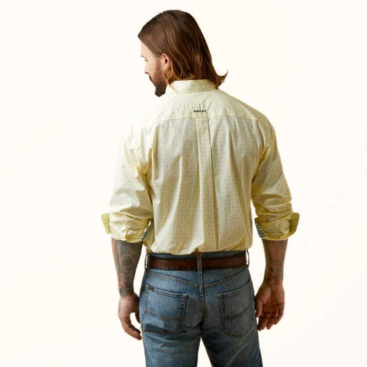 Ariat Wrinkle Free Cade Classic Fit Shirt rear view