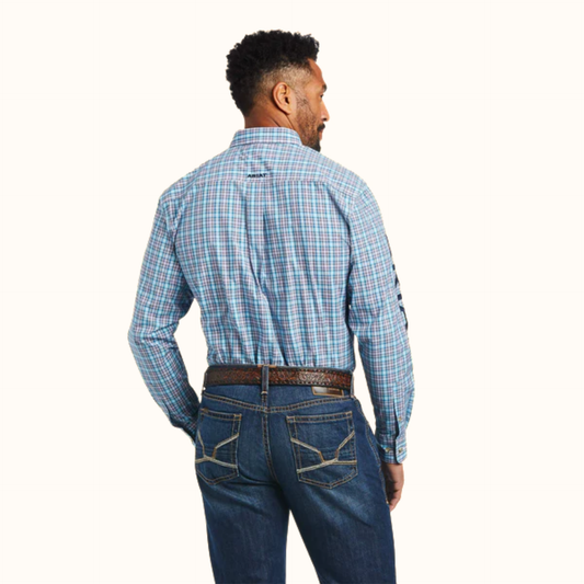 Ariat Pro Series Team Shay Fitted Shirt back view