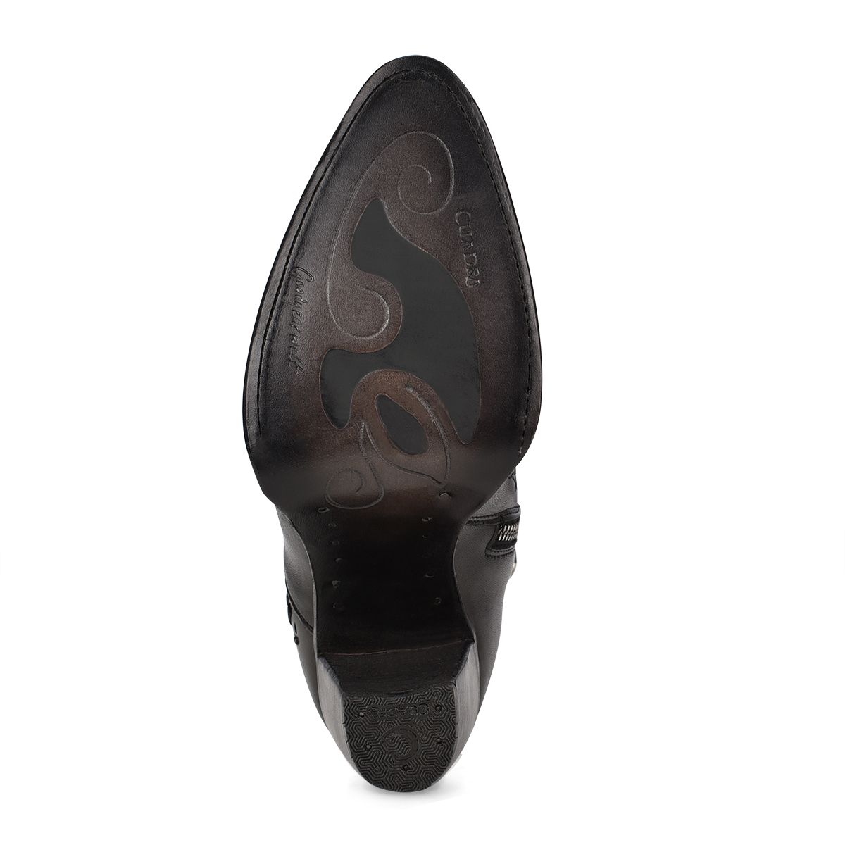 Artisan Embroidered Leather Ankle Booties