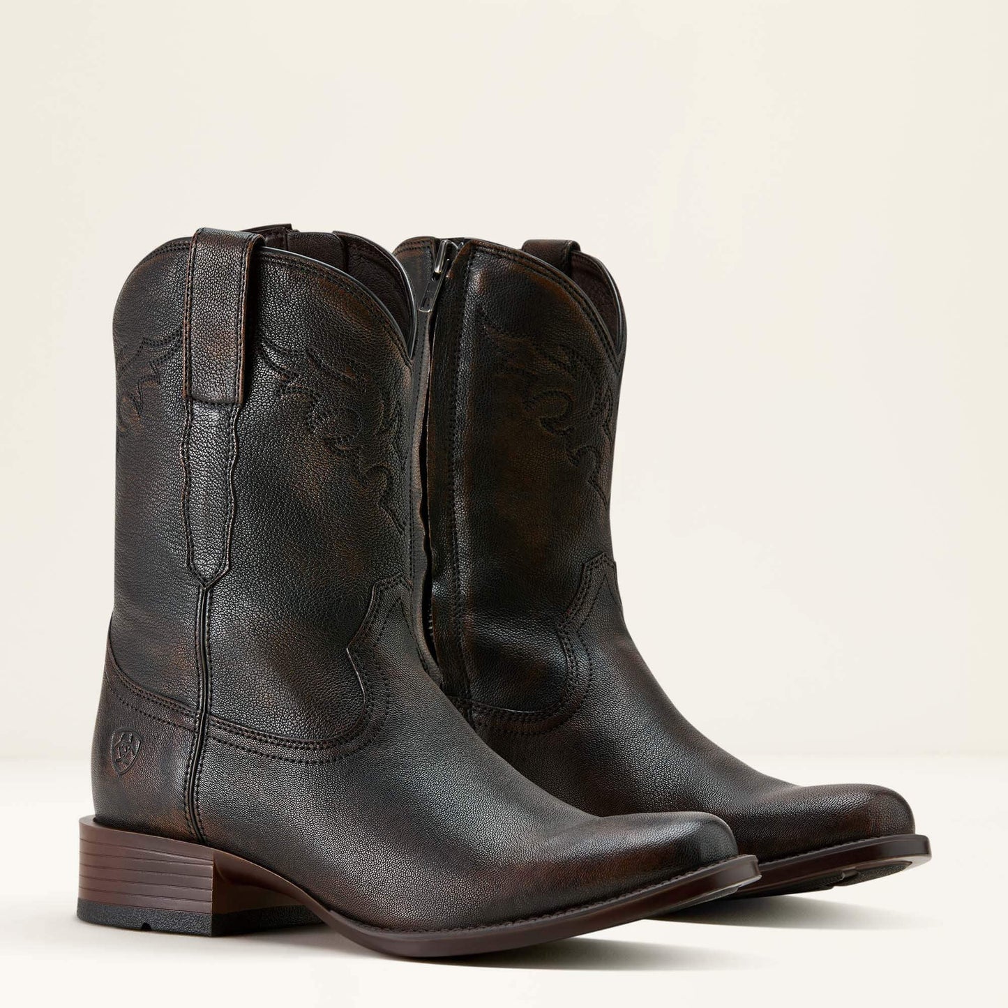 Pair of Ariat Sonoro Roper Toe Western Boots