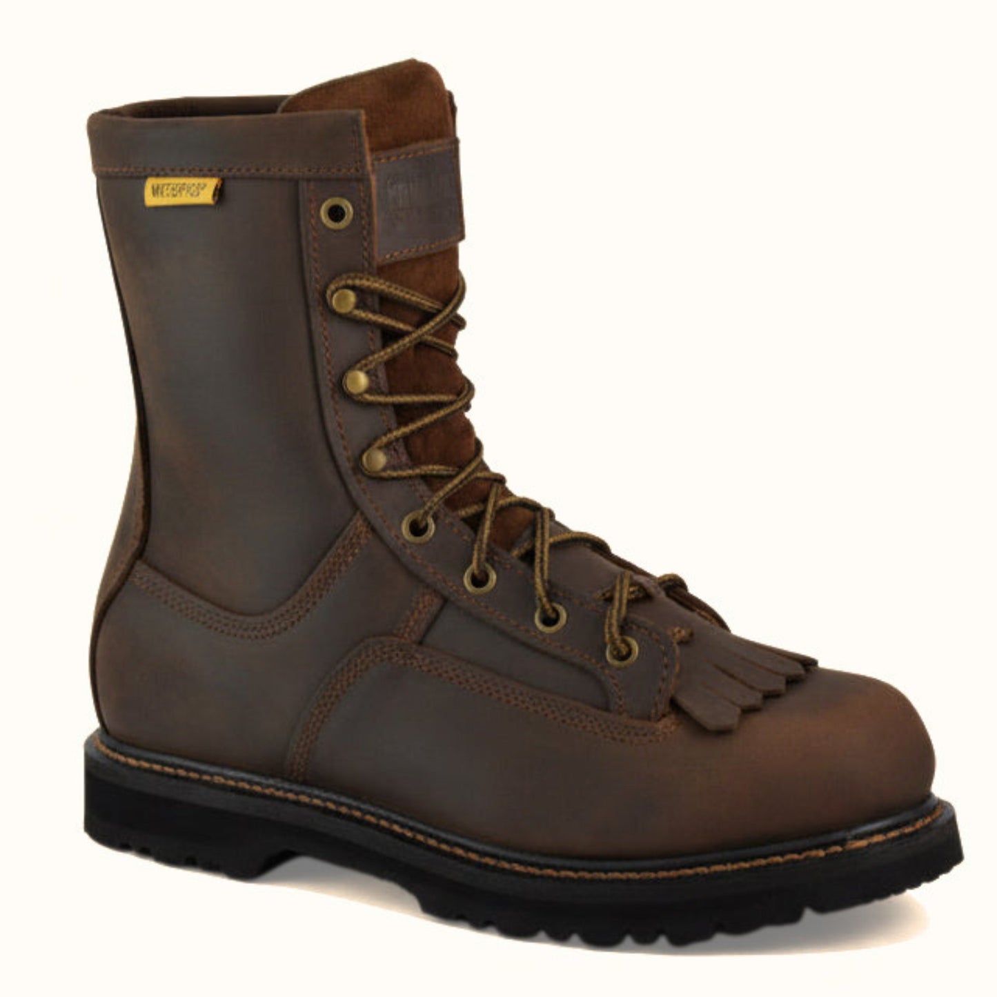 Work Zone Brown 880 waterproof soft toe work boot