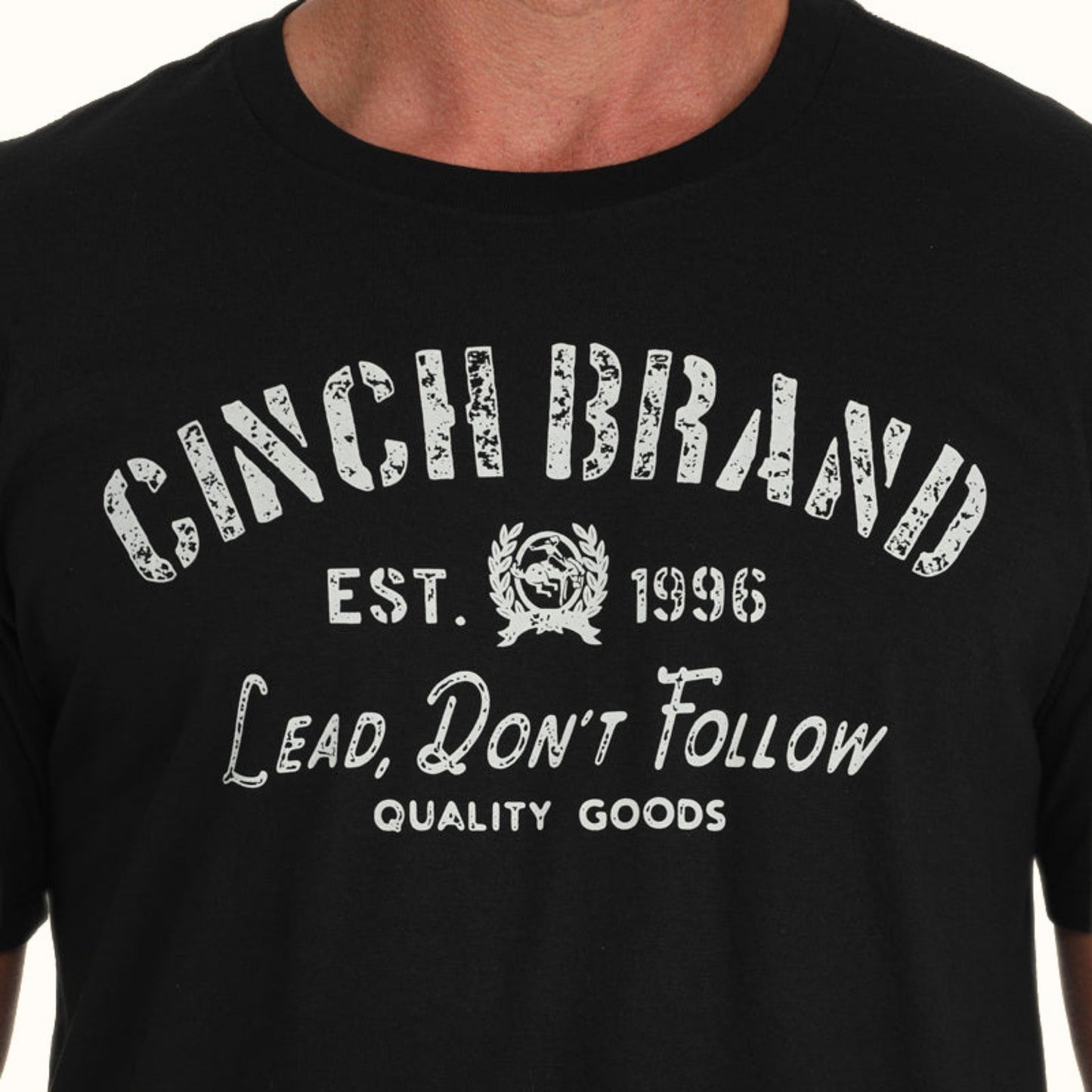 Cinch Short Sleeve Tee graphic close-up