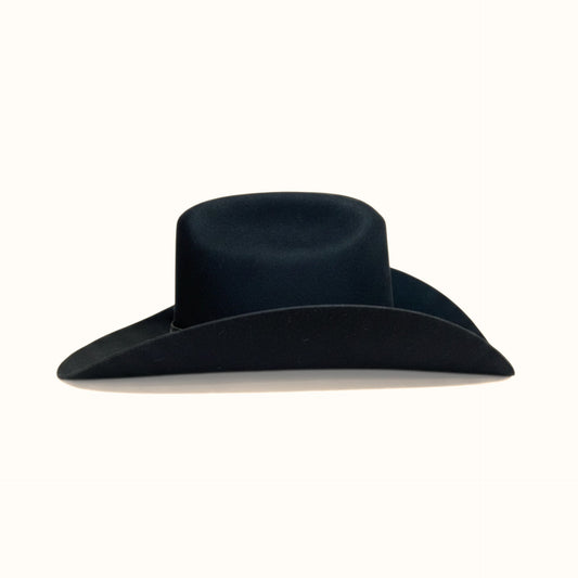 Cerro 30X Sinaloa Black Cowboy Hat side view in black