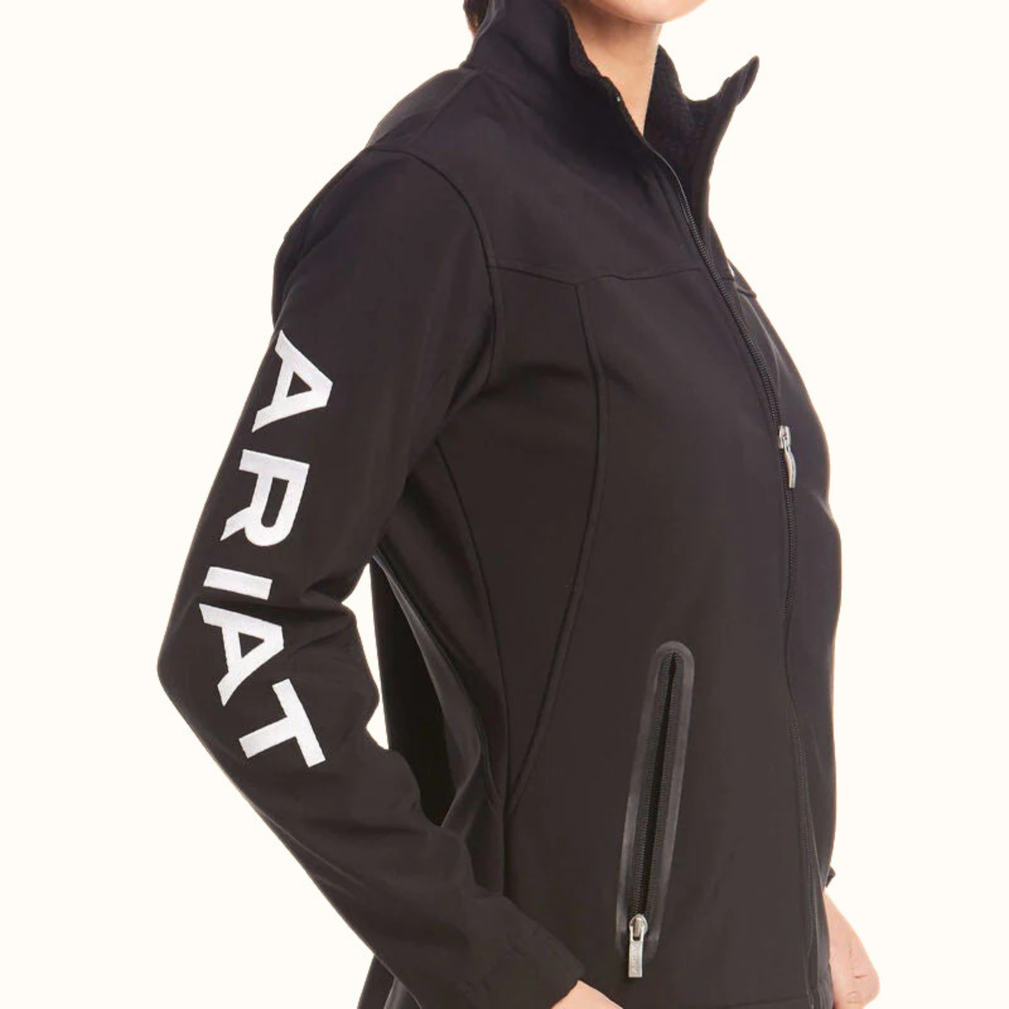 Ariat New Team Softshell Jacket women’s black side view