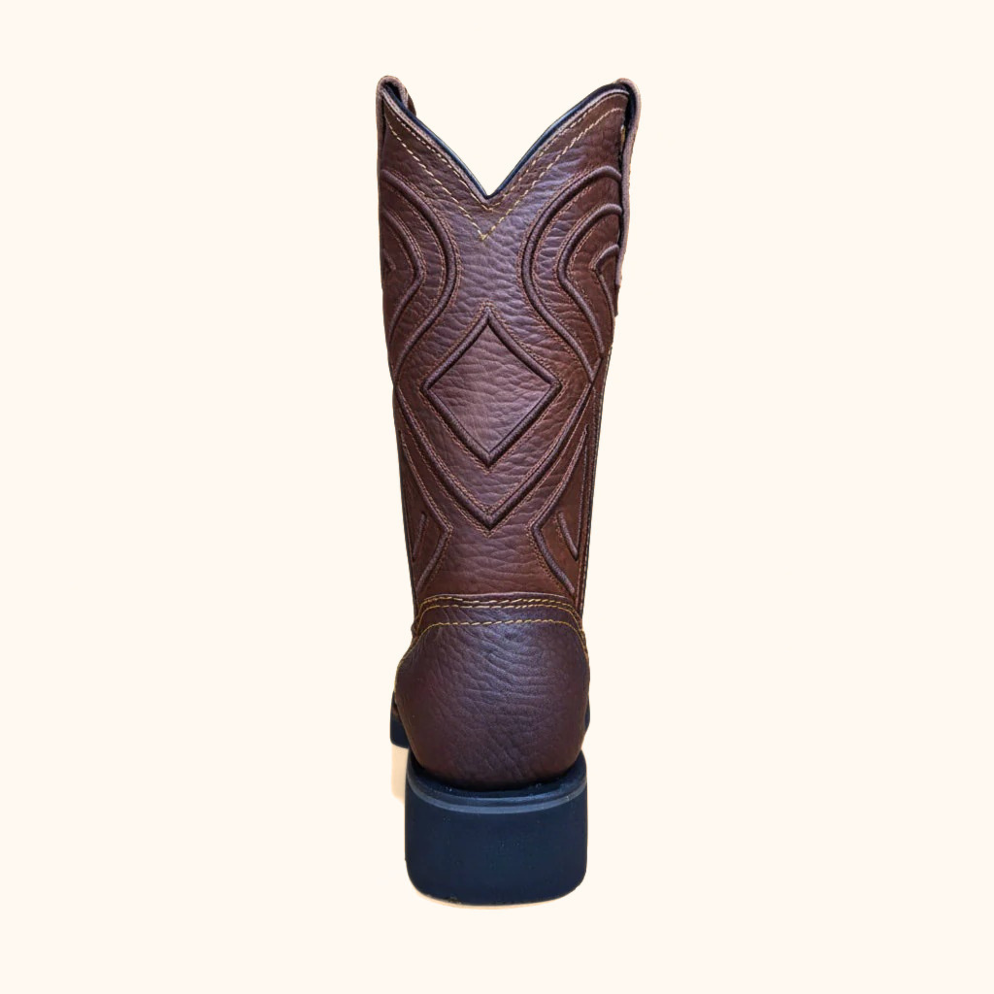 Cerro Crazy Cafe CT work boot rear view showing shaft detail