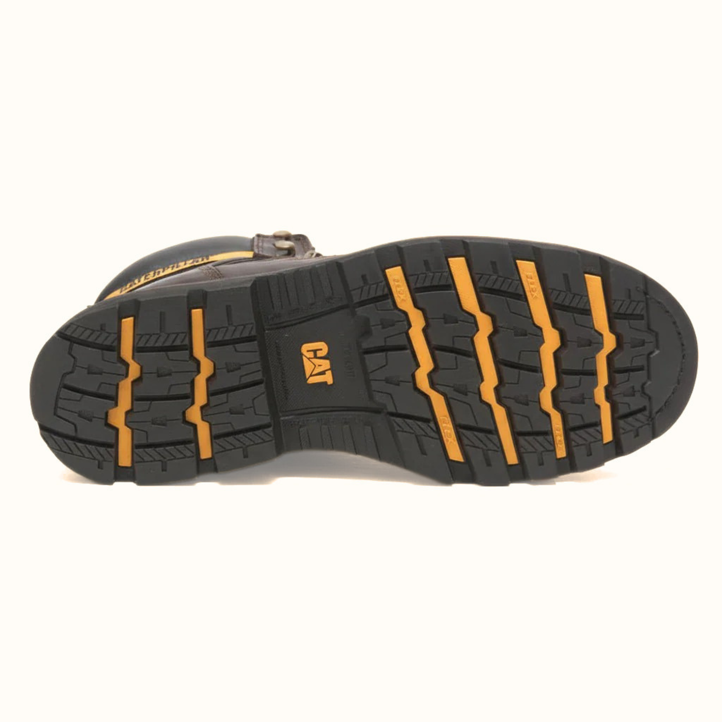 Outsole view of CAT Structure Cool Composite Toe Work Boot