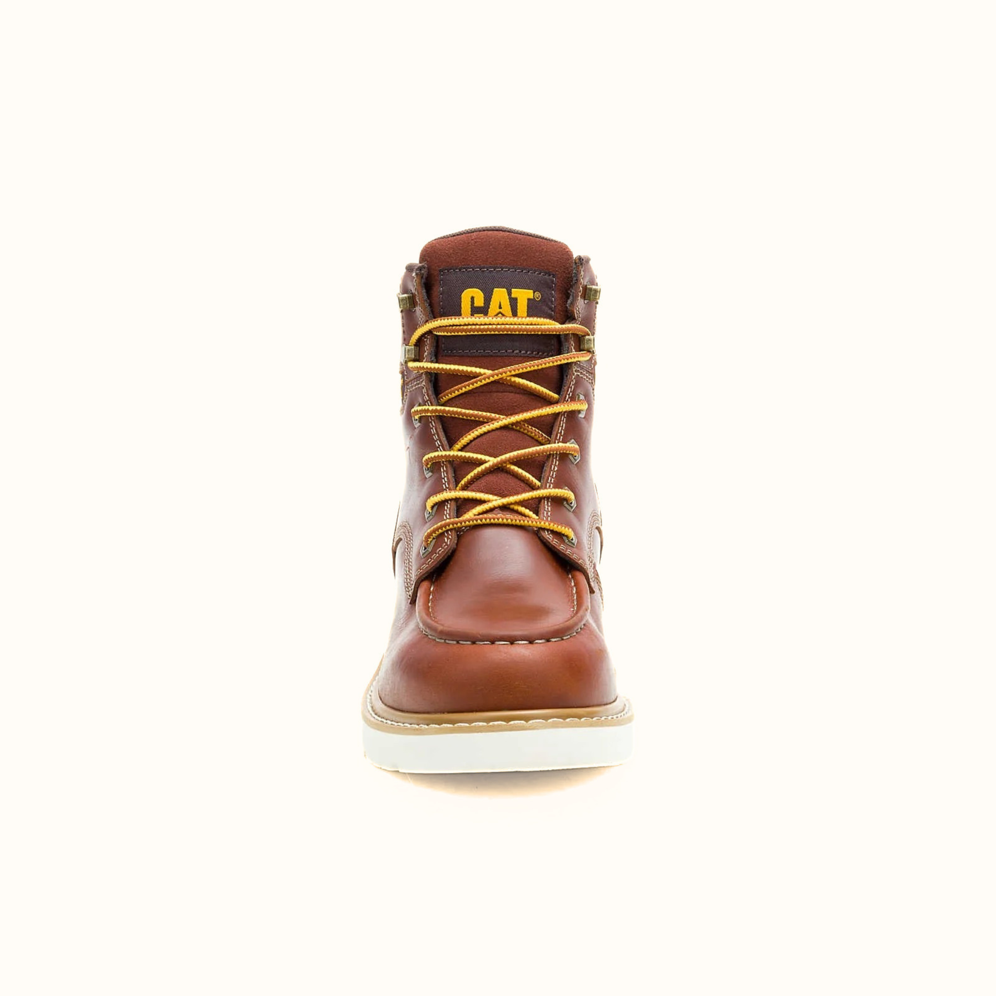 CAT Reclaimer waterproof work boot front view