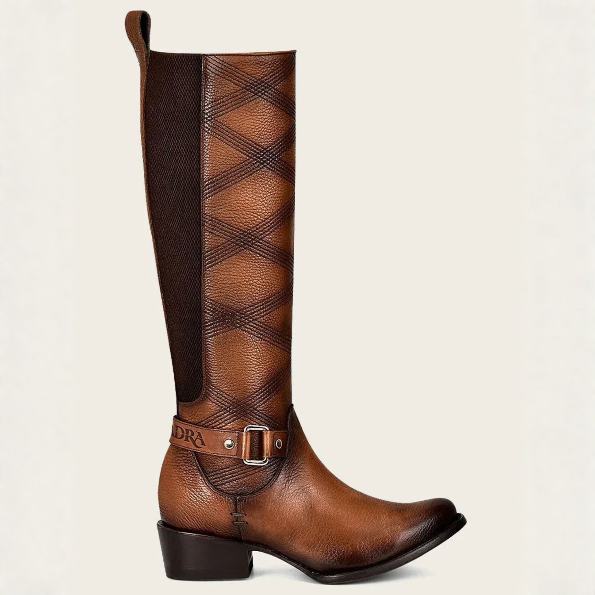 Cuadra Women’s Honey Embroidered Riding Boots side profile