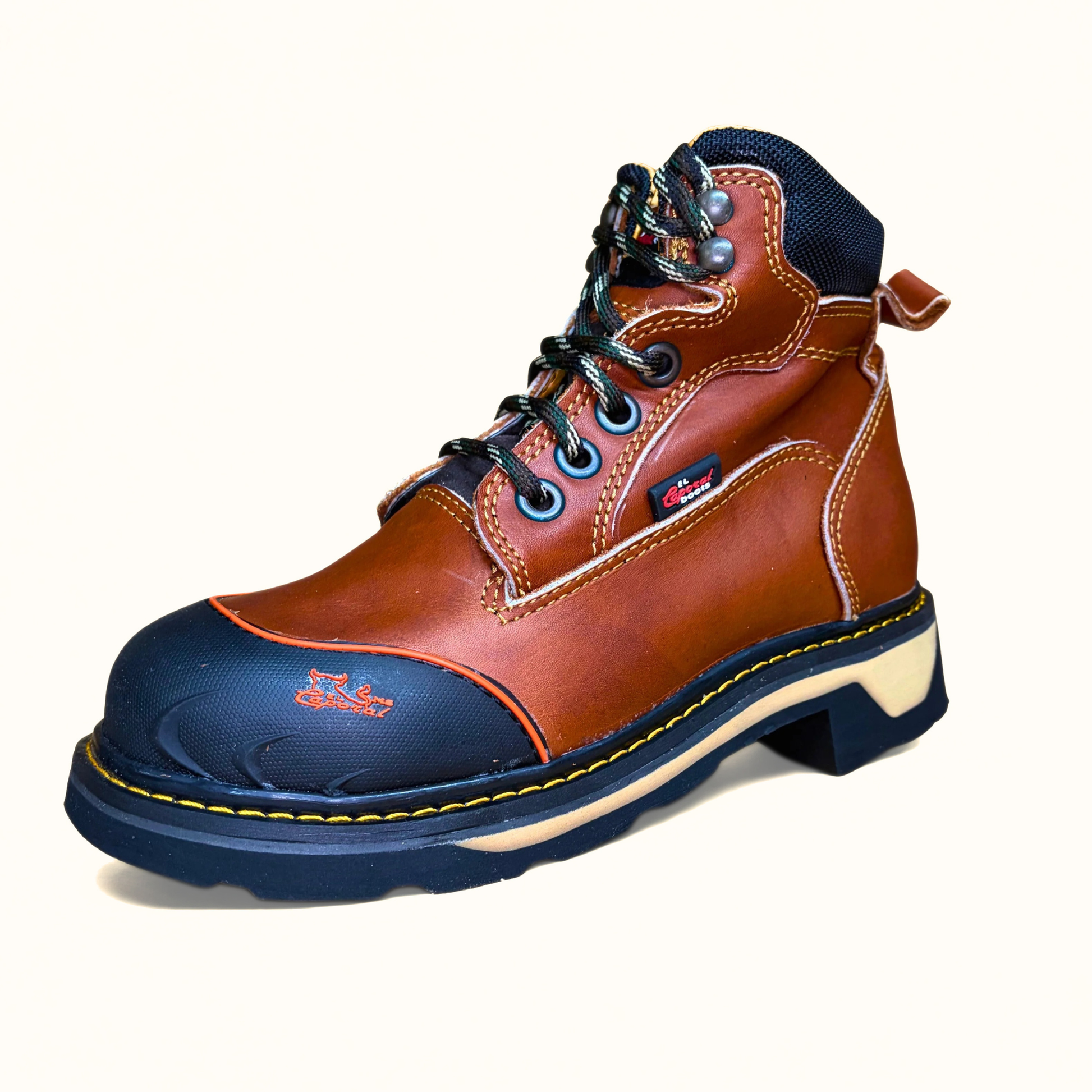 Cerro 620 Napa Nuez CA Puntera Acero Work Boot front angle