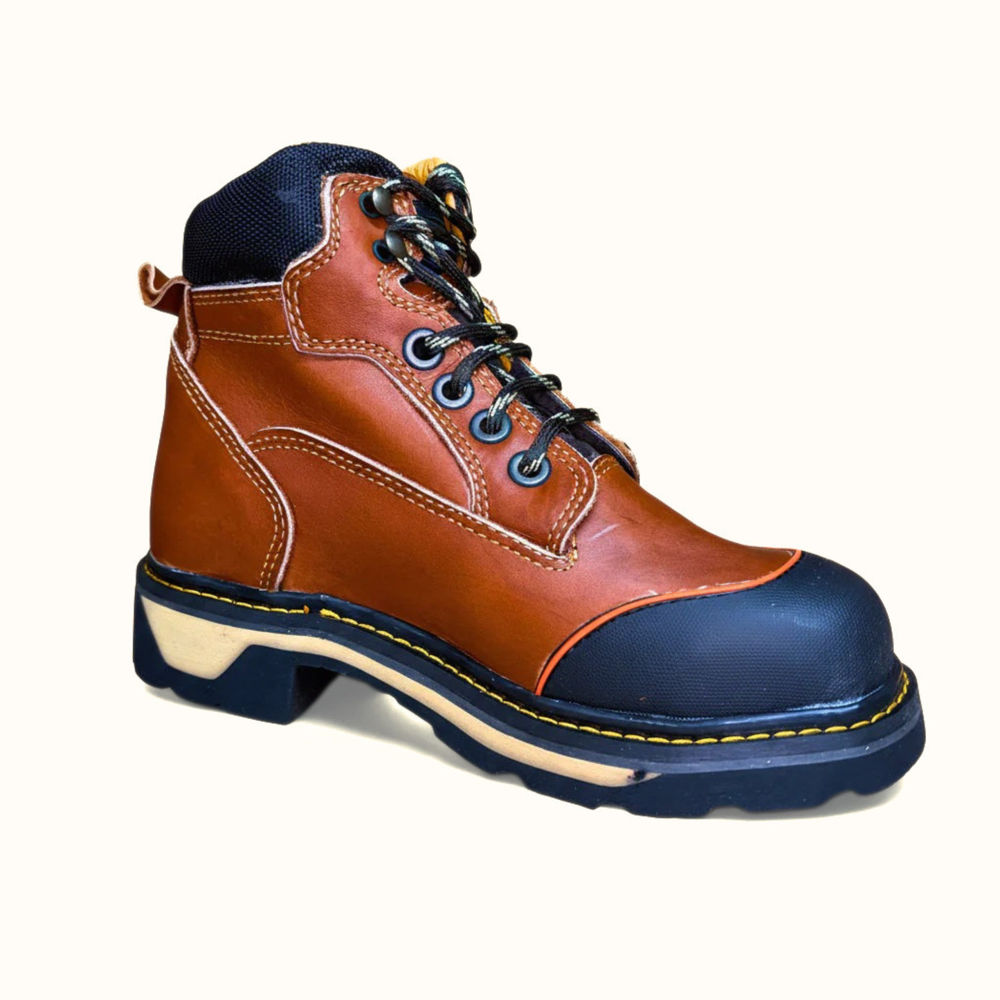 Cerro 620 Napa Nuez CA Puntera Acero Work Boot front angle