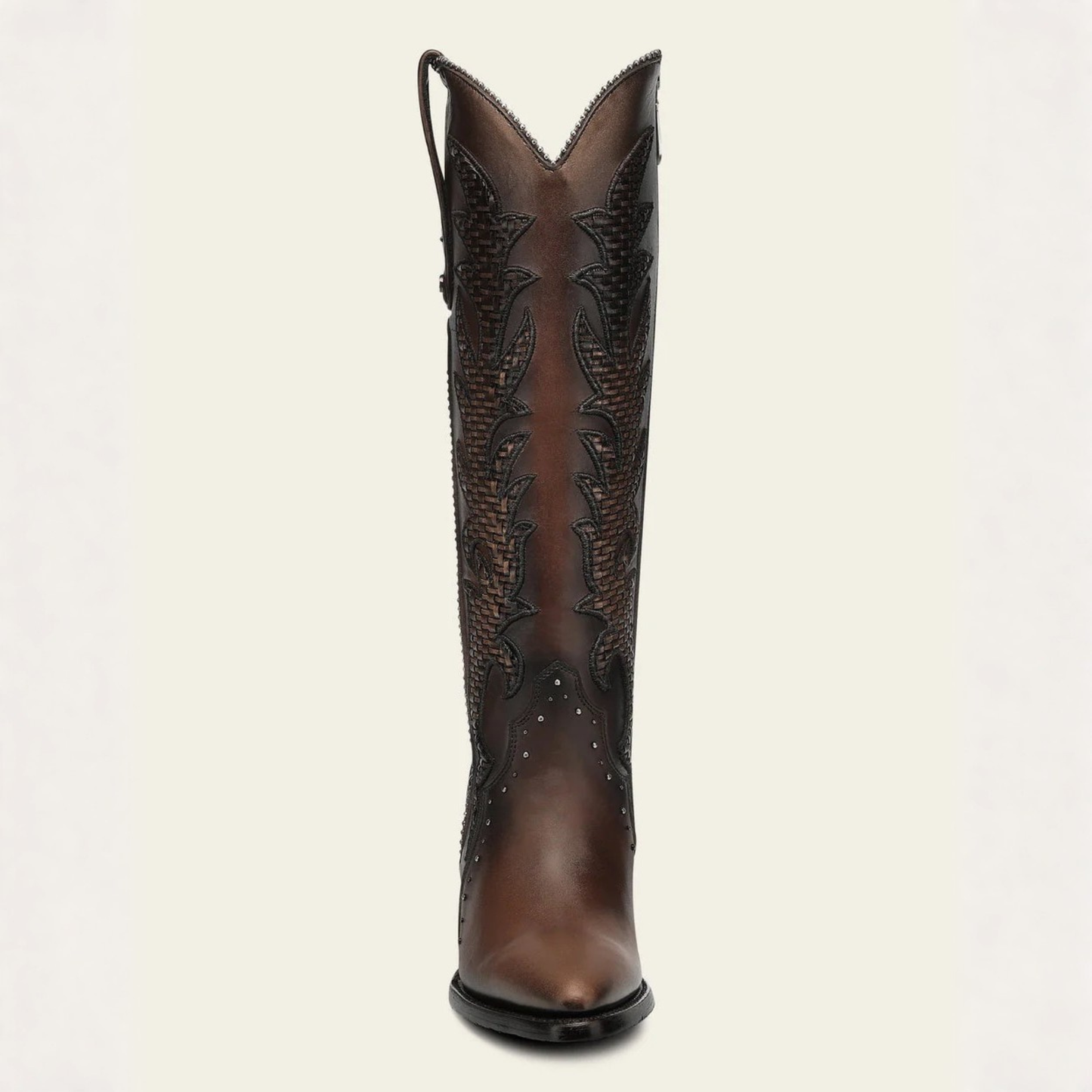Cuadra Women’s Brown Bovine Leather Western Boots front profile