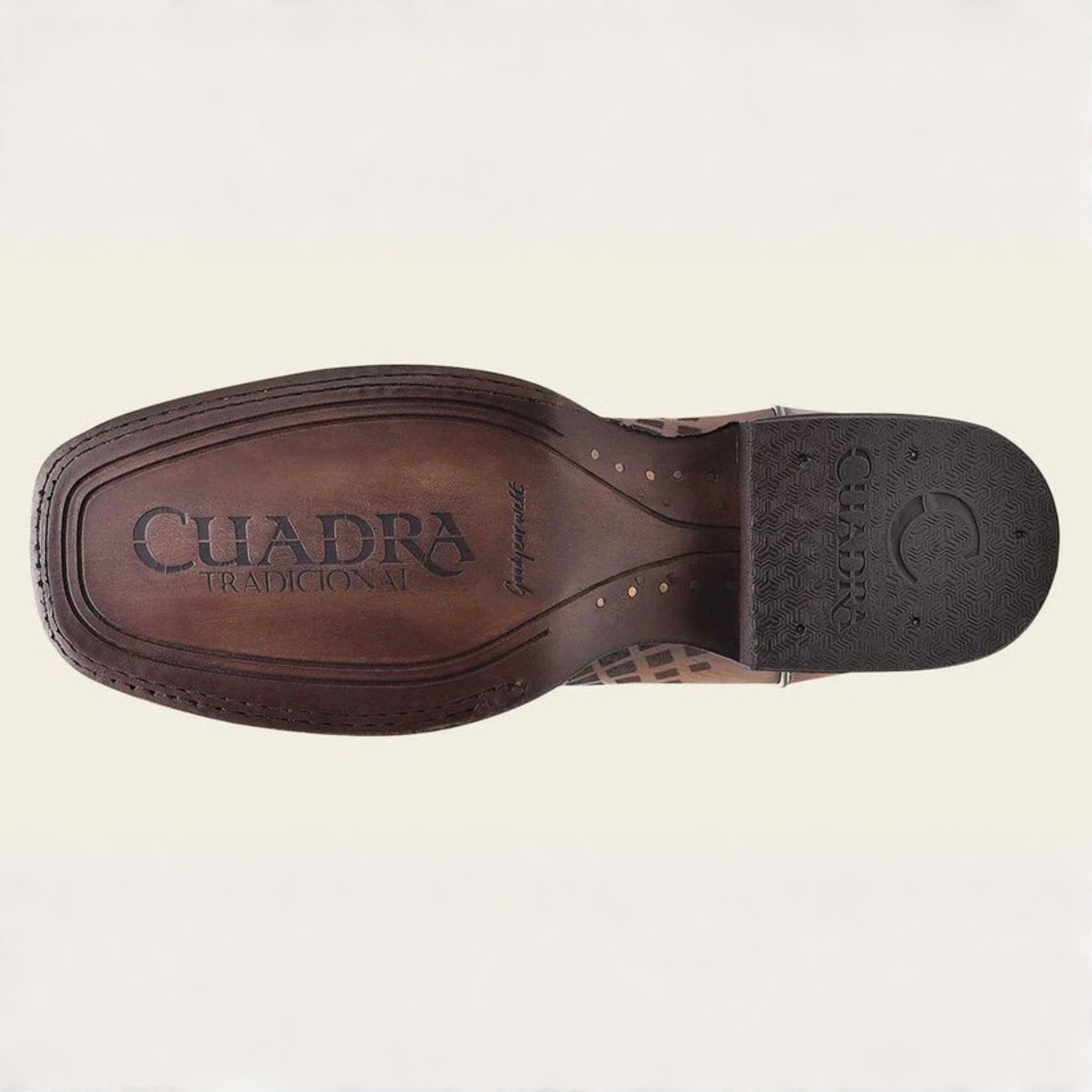 Cuadra genuine bovine leather western boot outsole detail