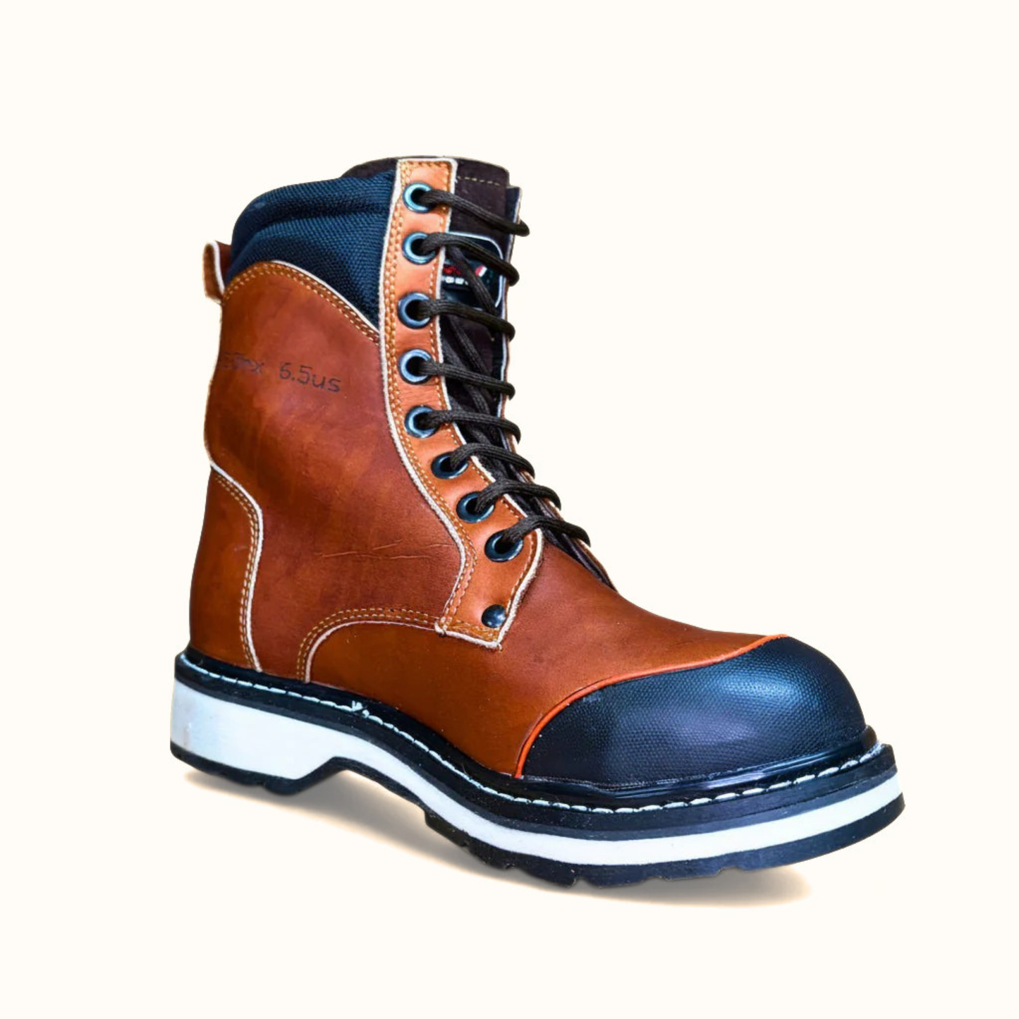 Cerro 750 Industrial steel toe work boot angled side profile