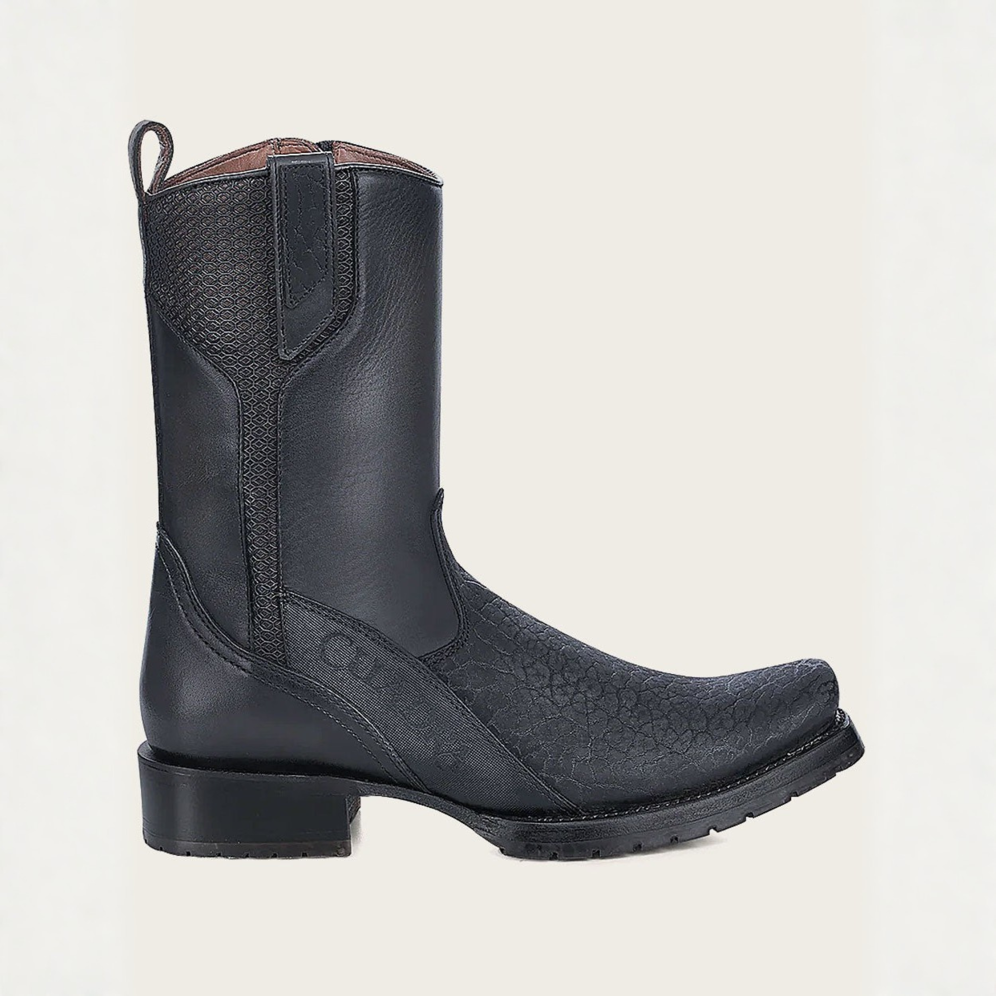 Cuadra Urban Oxford Bull Boot side profile showing leather construction
