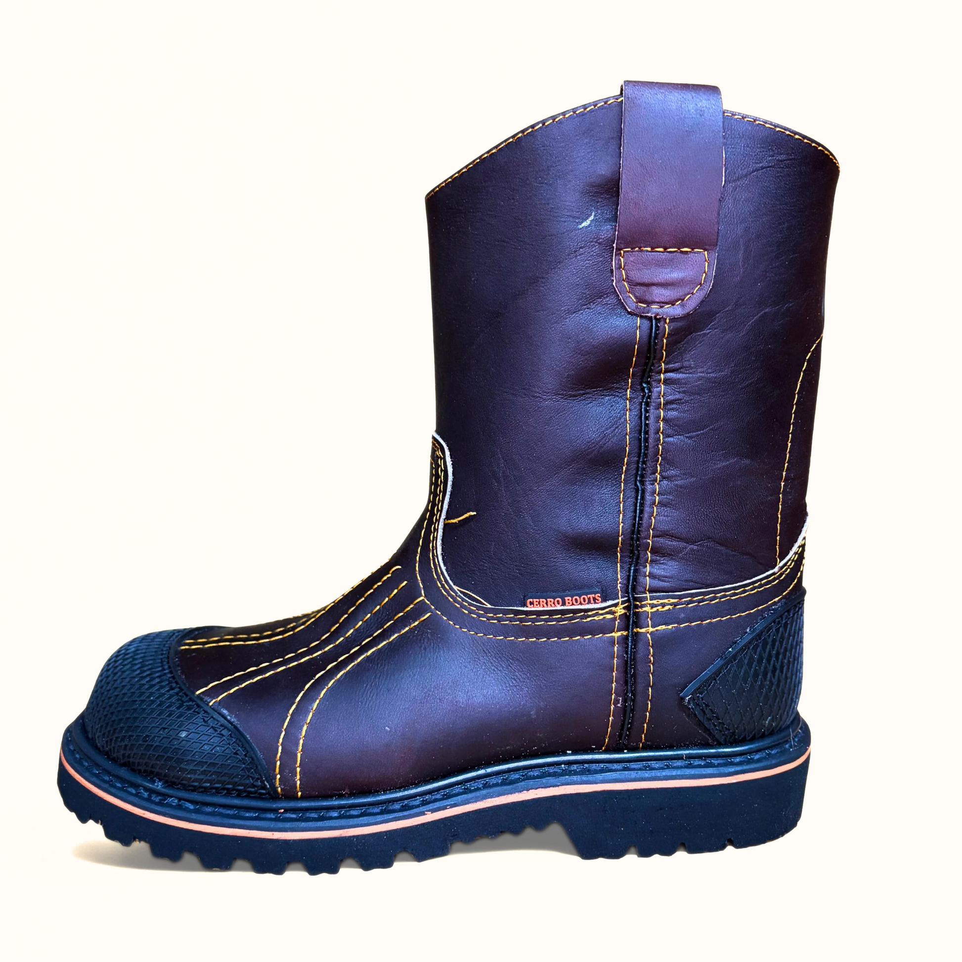 Cerro 840 Napa Vino S. Truck Acero Work Boot side profile