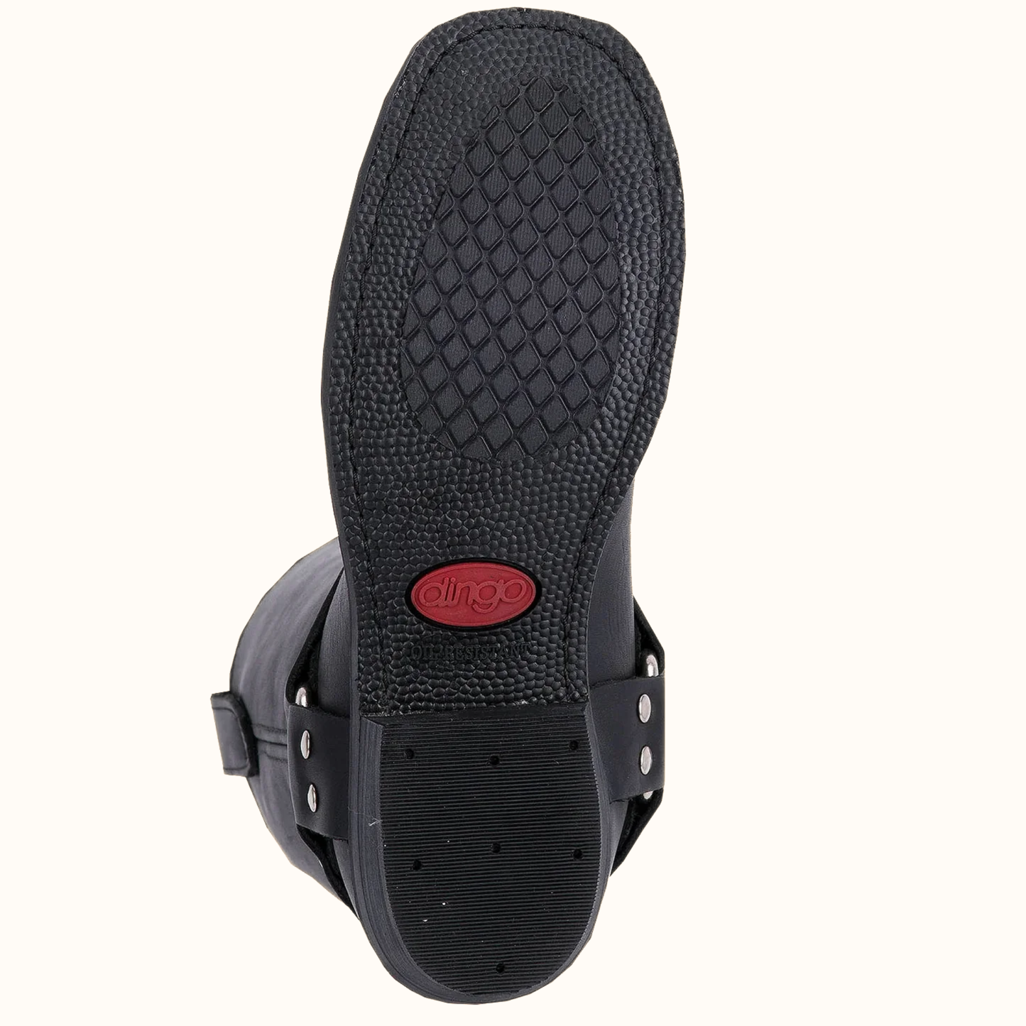 Dingo Dean Leather Harness Boot outsole view