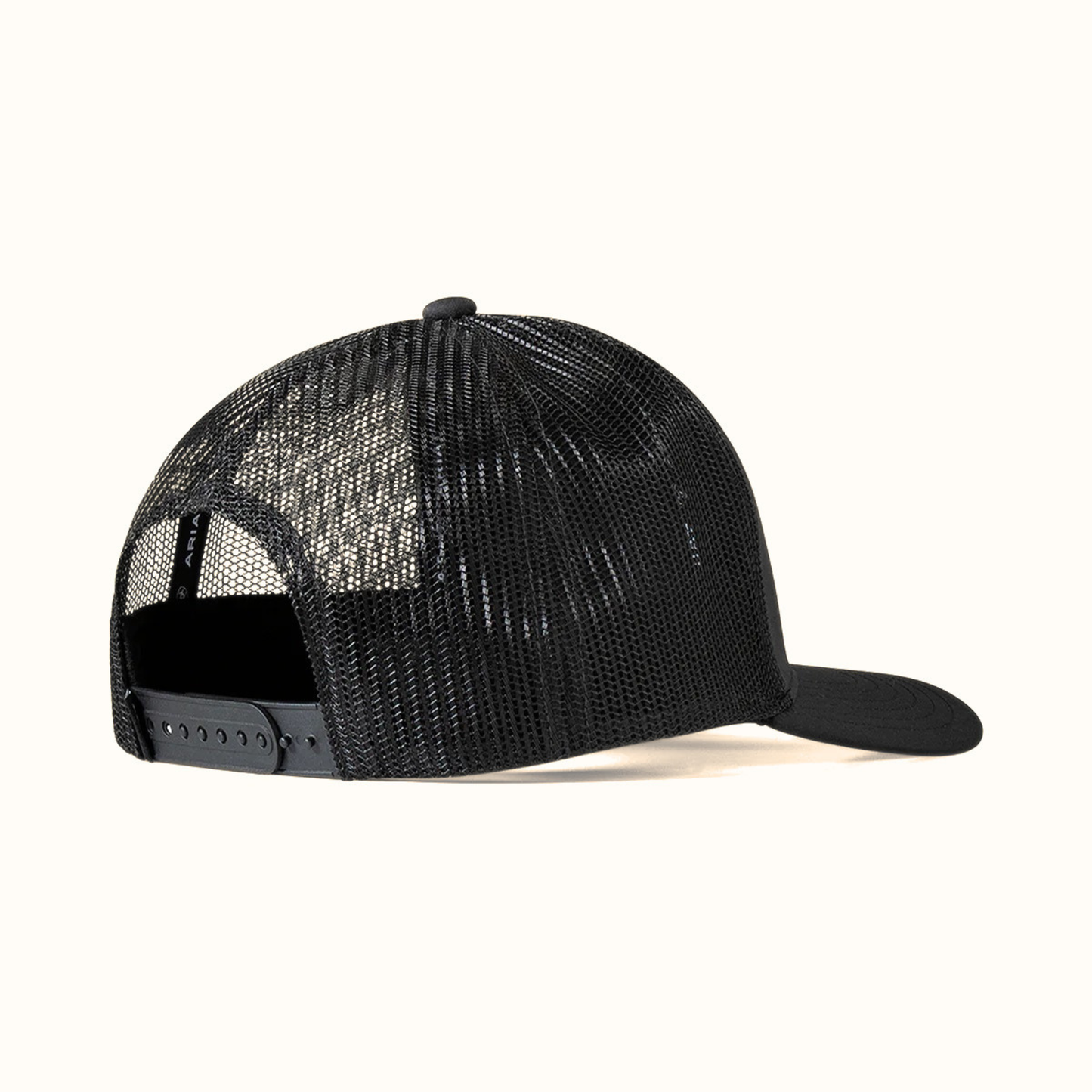 Ariat Metal Shield Snapback Cap Black side profile