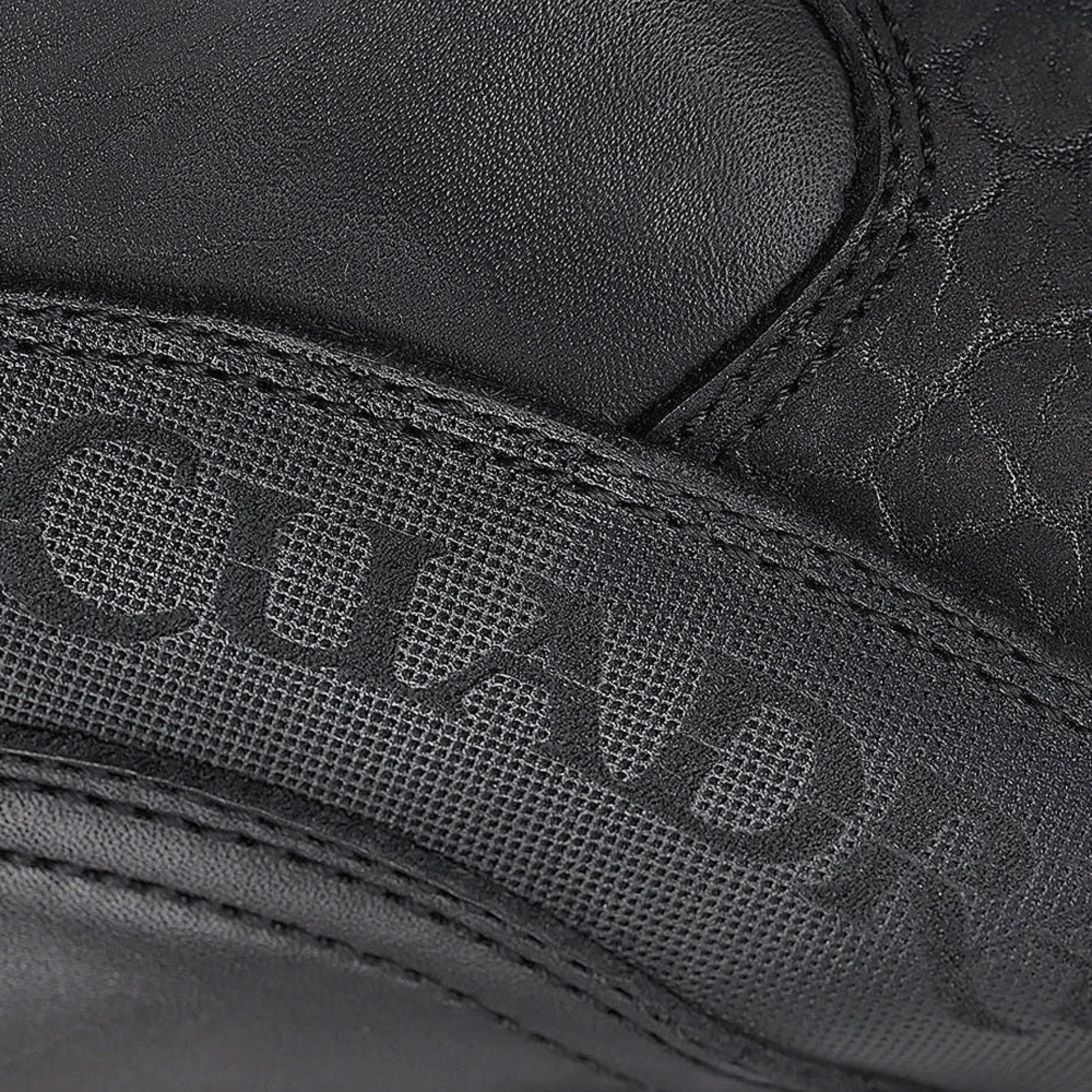 Cuadra Urban Oxford Bull Boot close-up of embossed Cuadra logo detail