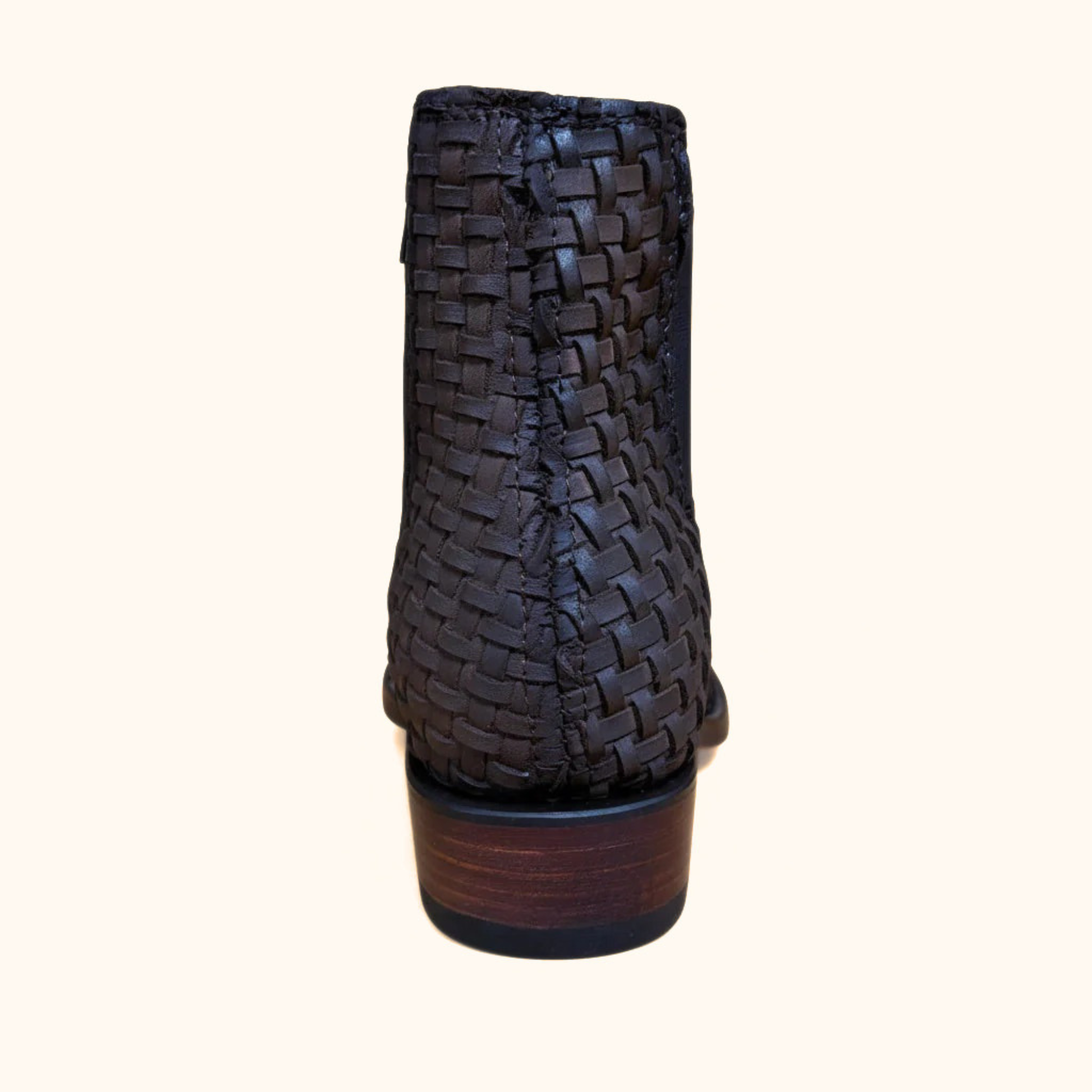 Cerro Petatillo Cafe Square Toe Botin back view