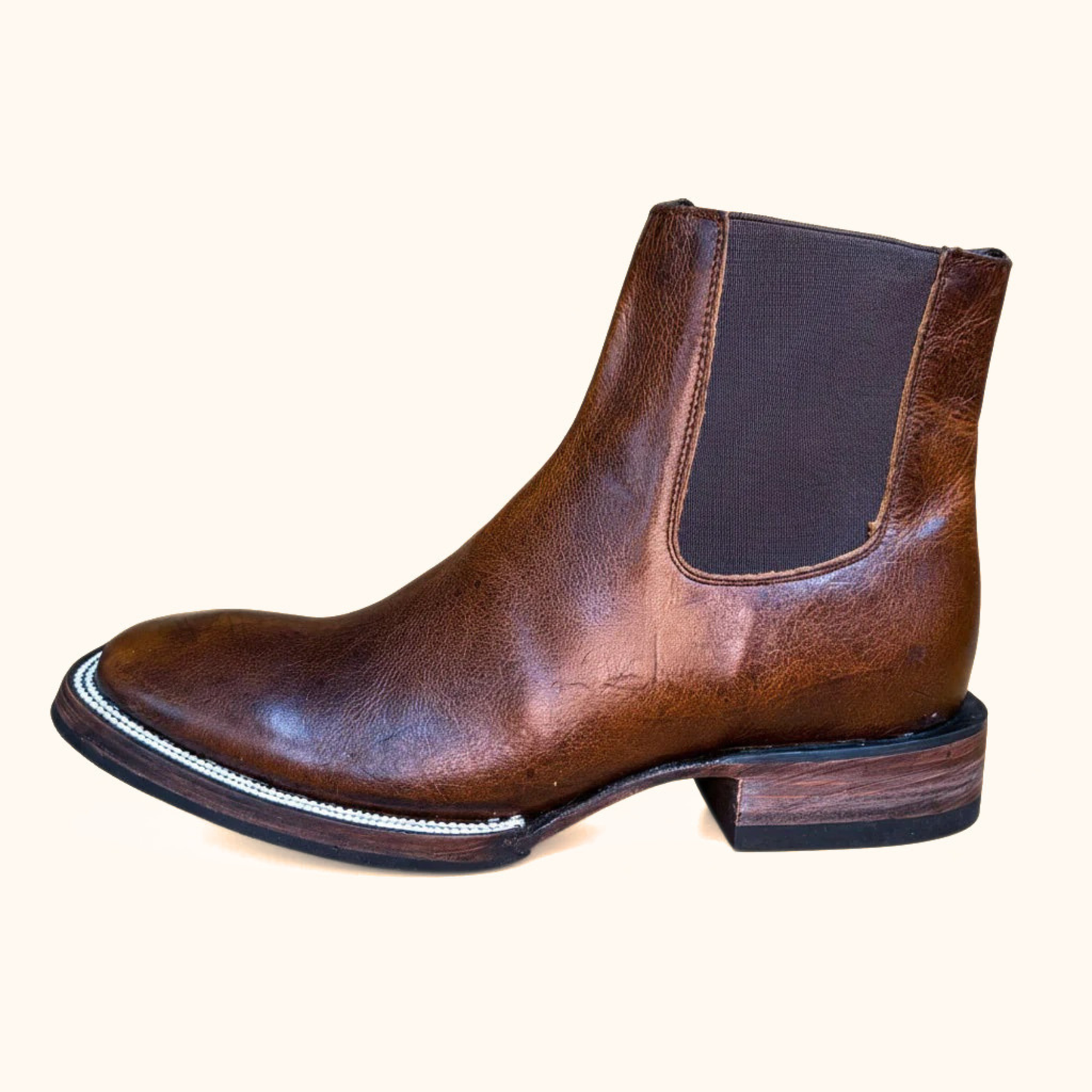 Cerro Flooter 1760 Whisky Cafe Square Toe Botin side view
