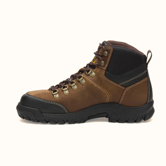 CAT Threshold Waterproof Steel Toe Work Boot side view