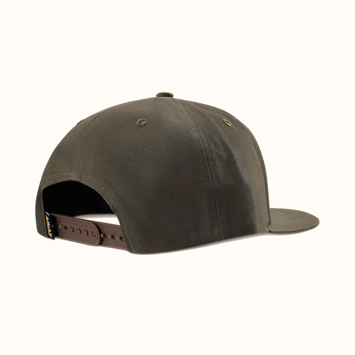 Ariat Eagle Patch Snapback Cap Olive rear view