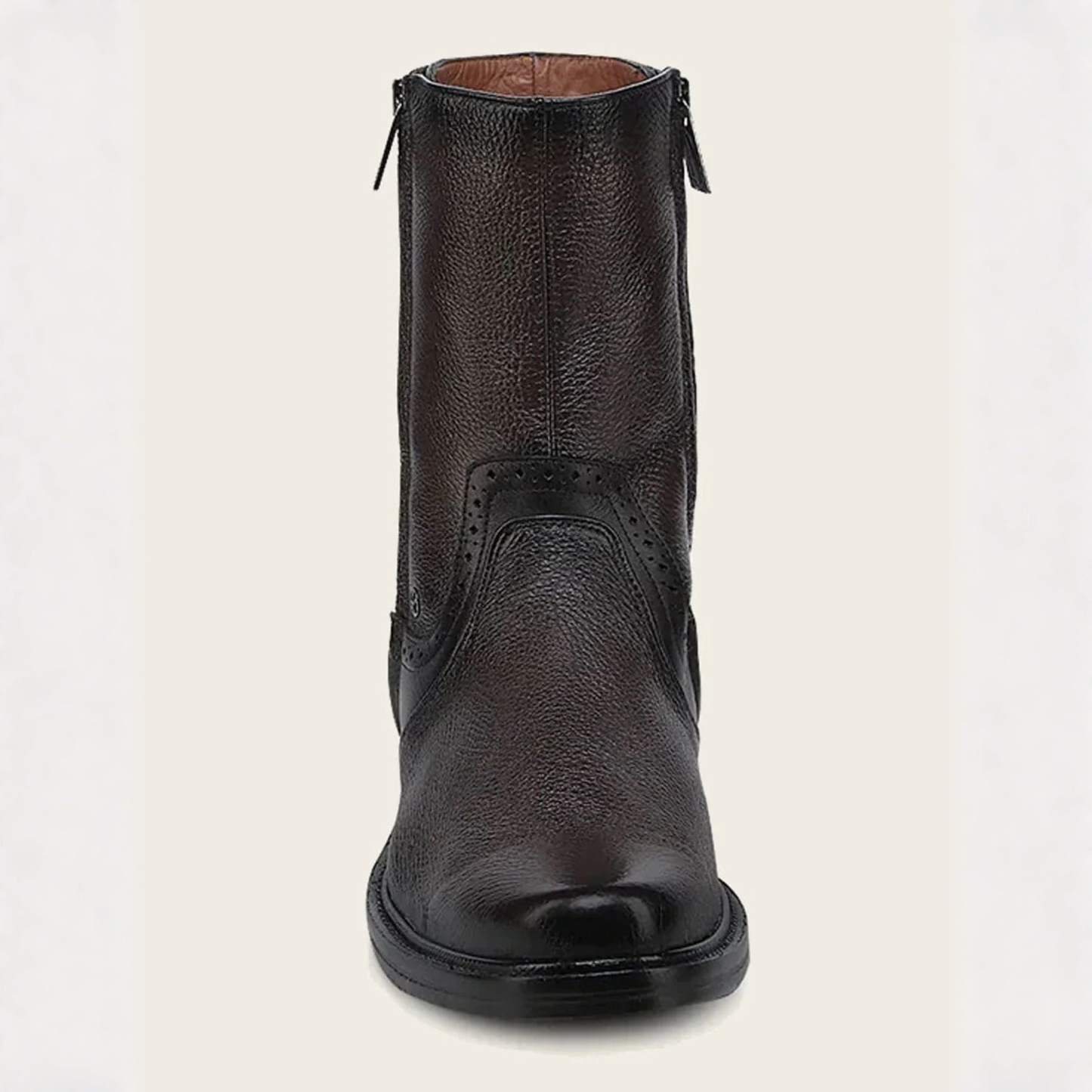 Cuadra Urban Dark Brown Deer Leather Dress Boot front view