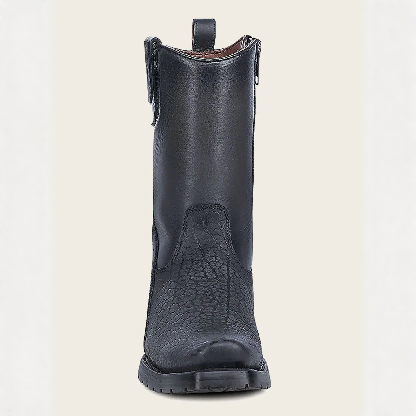 Cuadra Urban Oxford Bull Boot front profile showing leather construction
