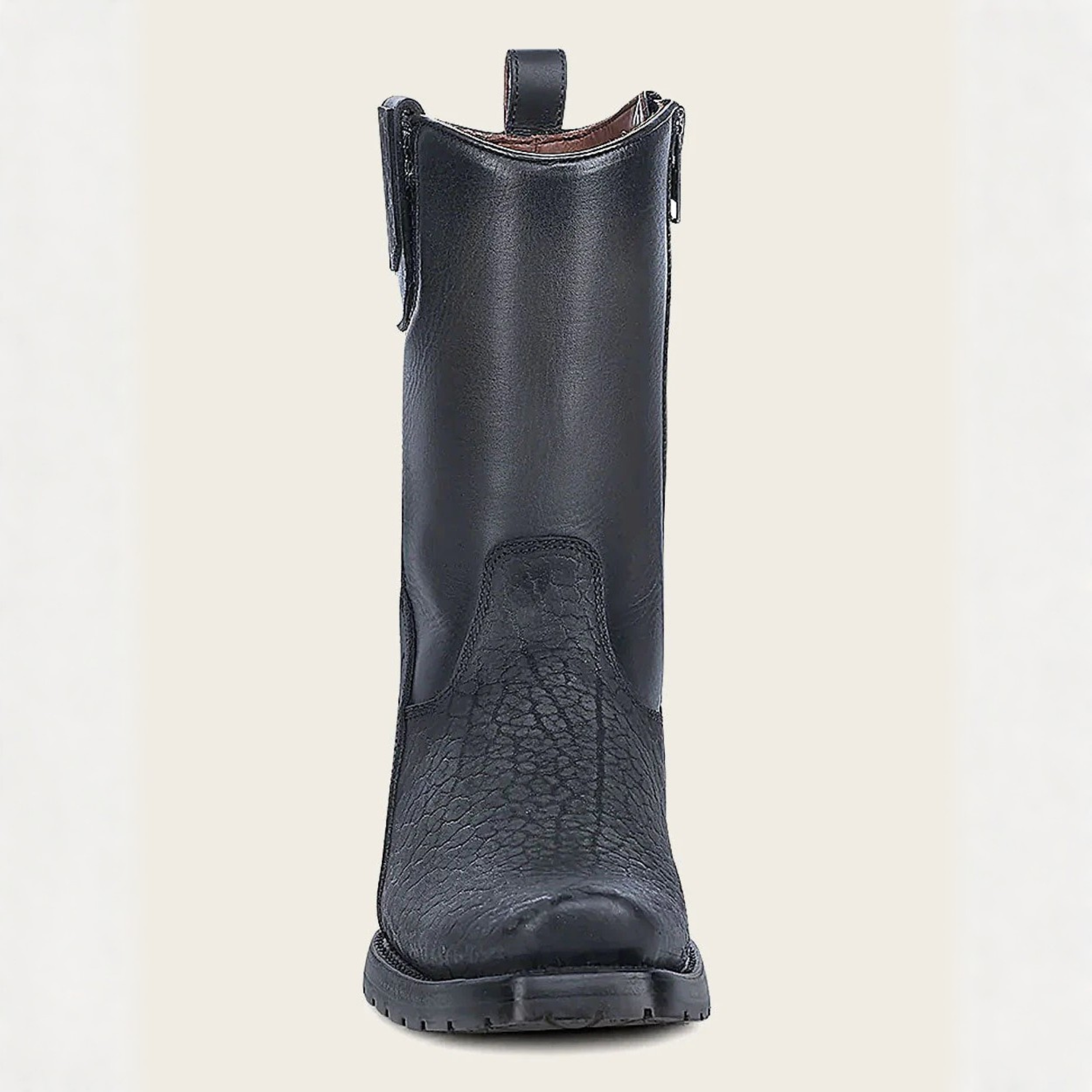 Cuadra Urban Oxford Bull Boot front profile showing leather construction