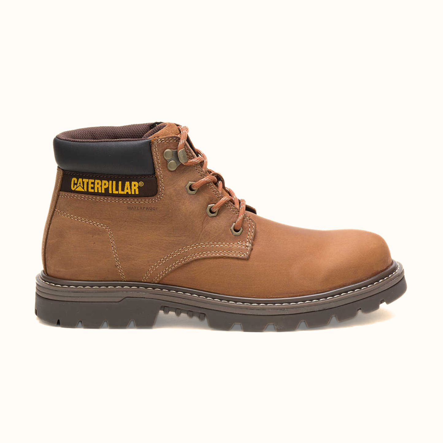 CAT Outbase Waterproof Work Boot side profile