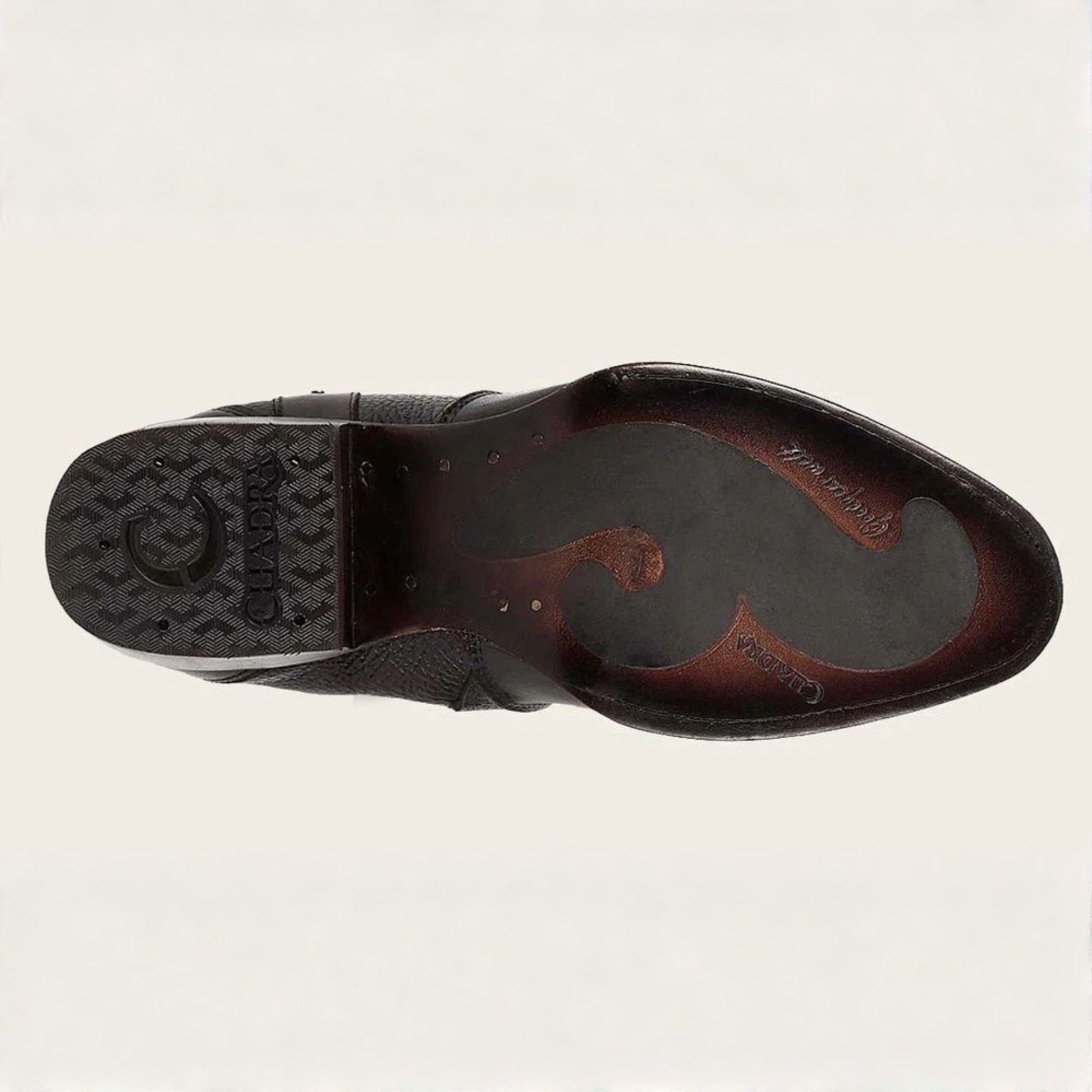 Cuadra Women’s Brown Leather Riding Boots outsole view
