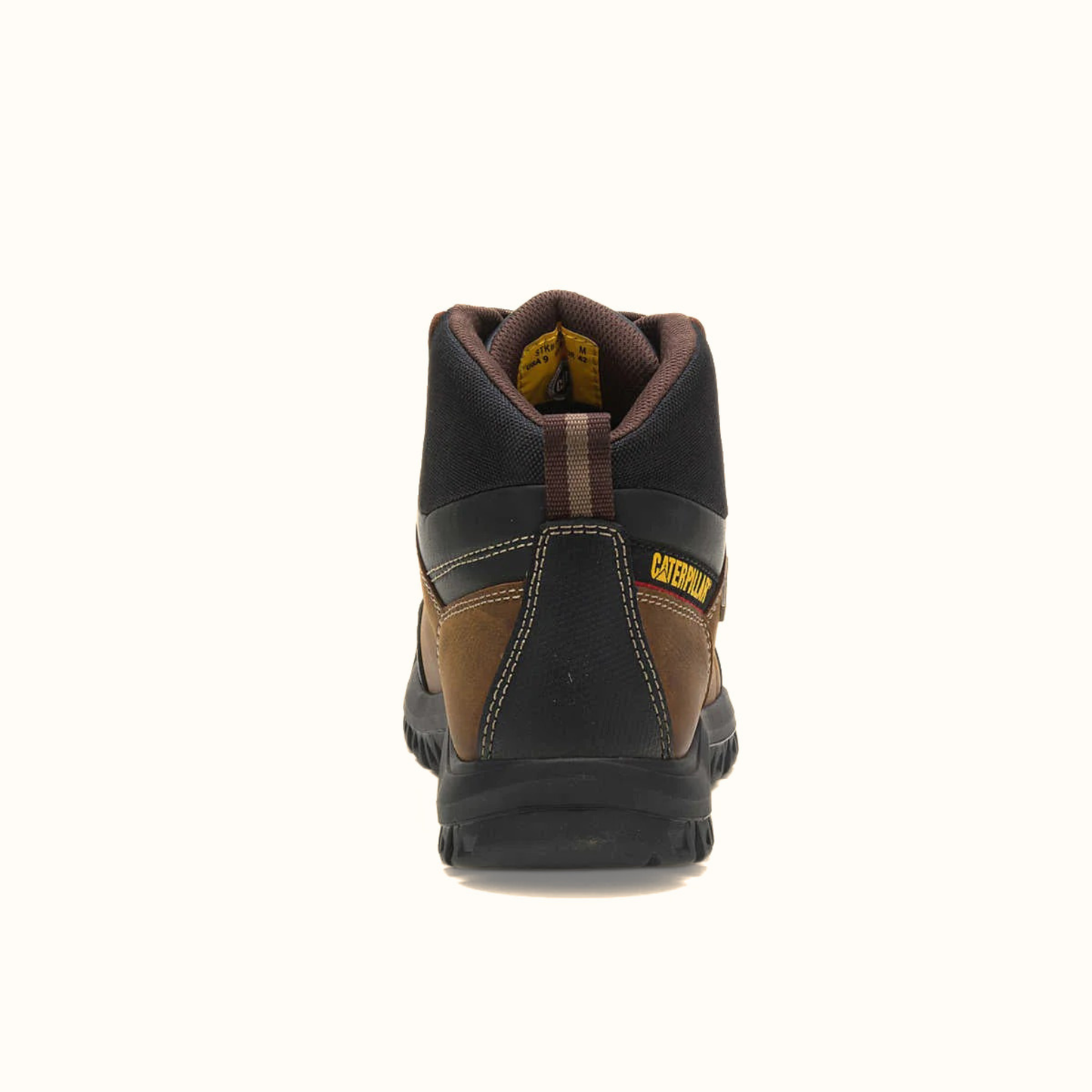CAT Threshold Waterproof Steel Toe Work Boot rear view