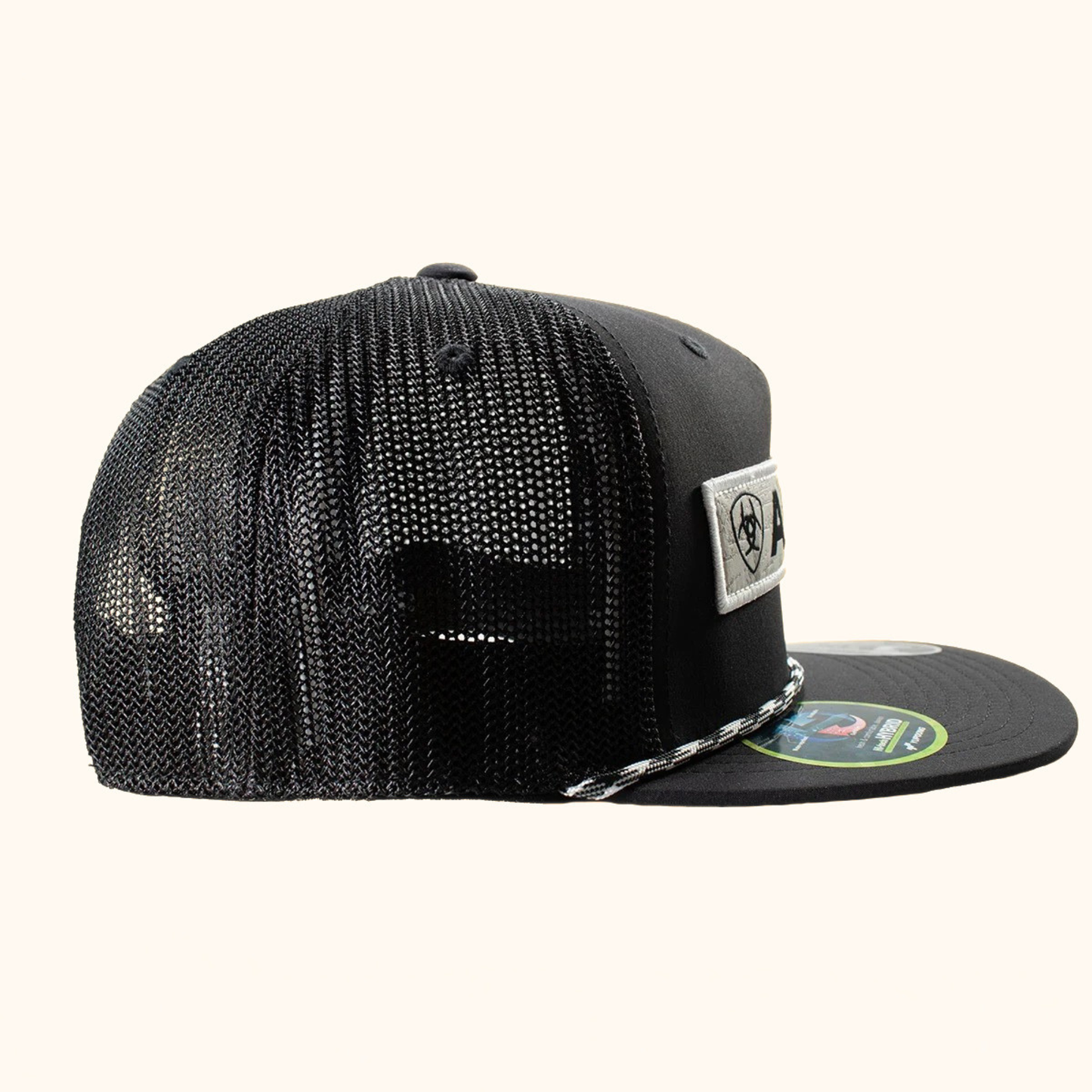 Ariat FlexFit 110 Desert Patch Snapback Cap Black side view