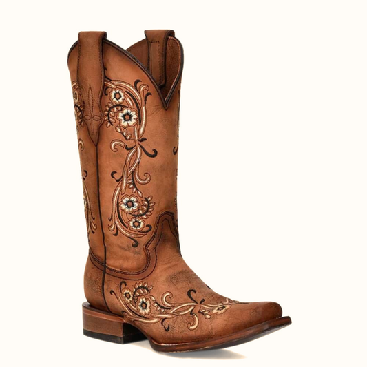 Corral Circle G Embroidered women’s western boot angle view