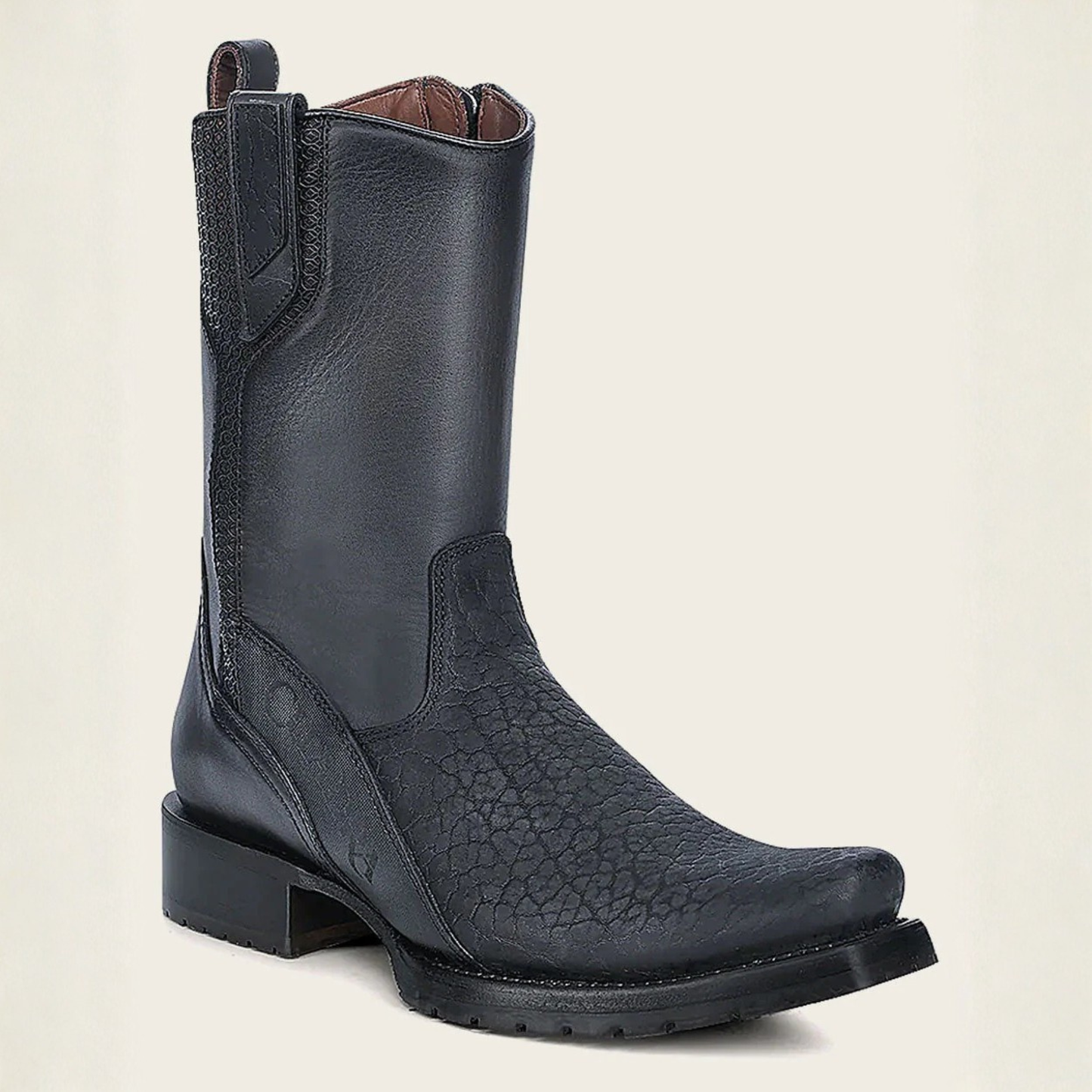 Cuadra Urban Oxford Bull Boot angle profile showing leather construction
