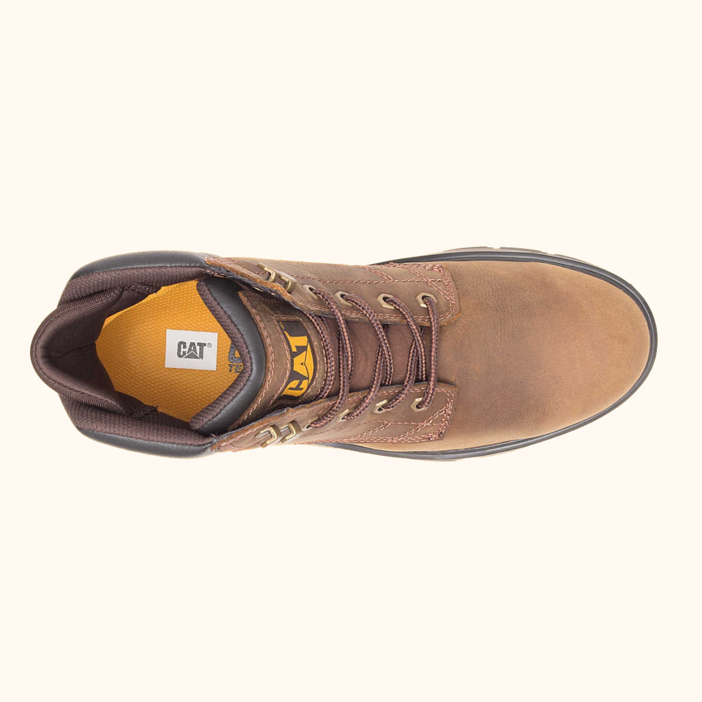CAT Exposition 6 Inch Work Boot top opening view