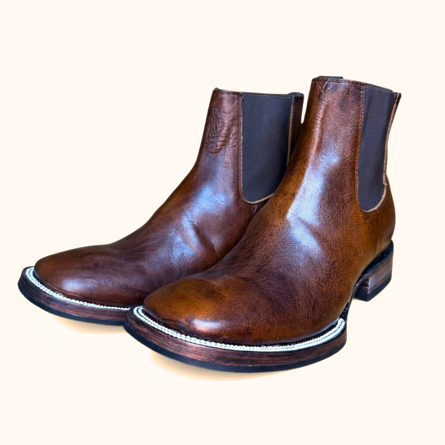 Cerro Flooter 1760 Whisky Cafe Square Toe Botin pair view