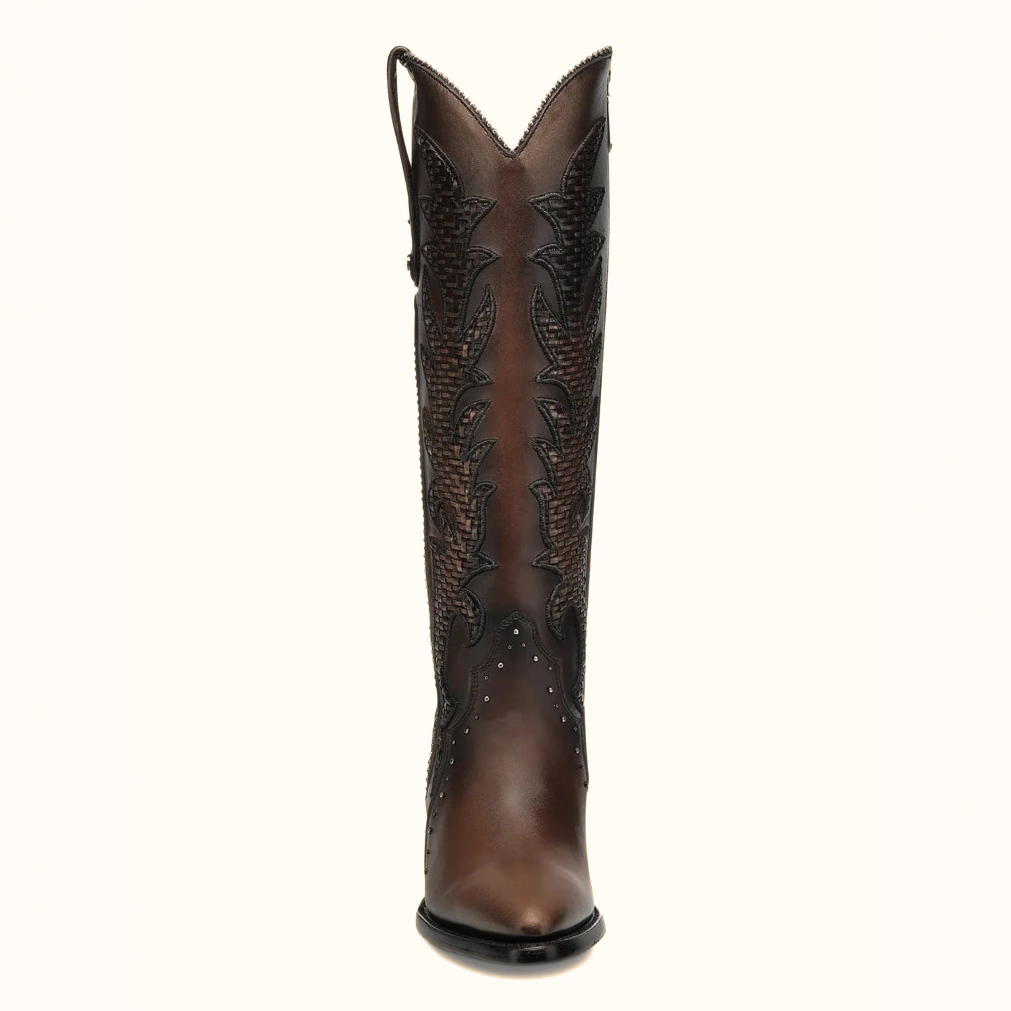 Cuadra Women’s Brown Bovine Leather Western Boots front profile