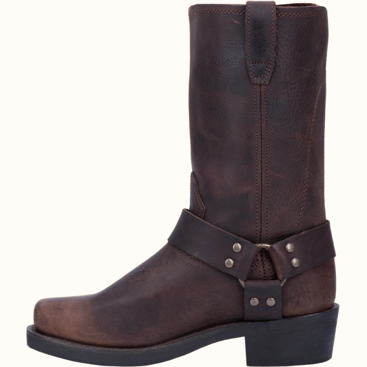 Dingo Dean Leather Harness Boot side view