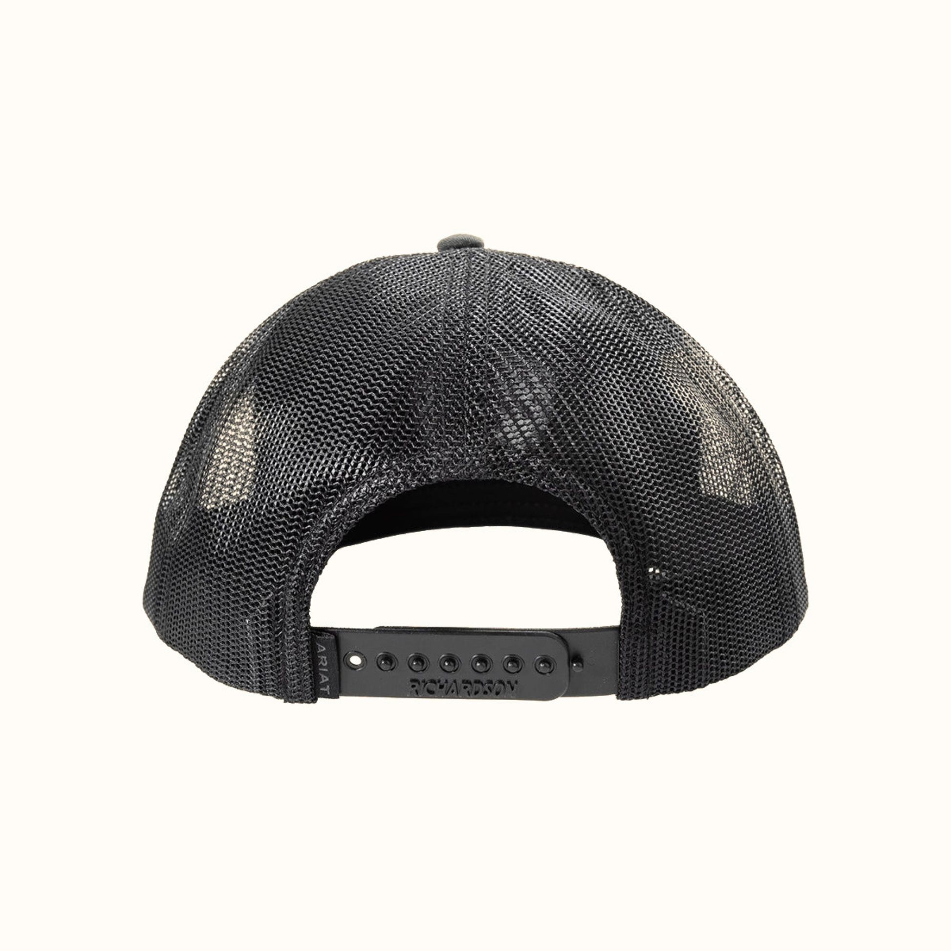 Ariat Camo Shield Snapback Cap Black Grey rear view