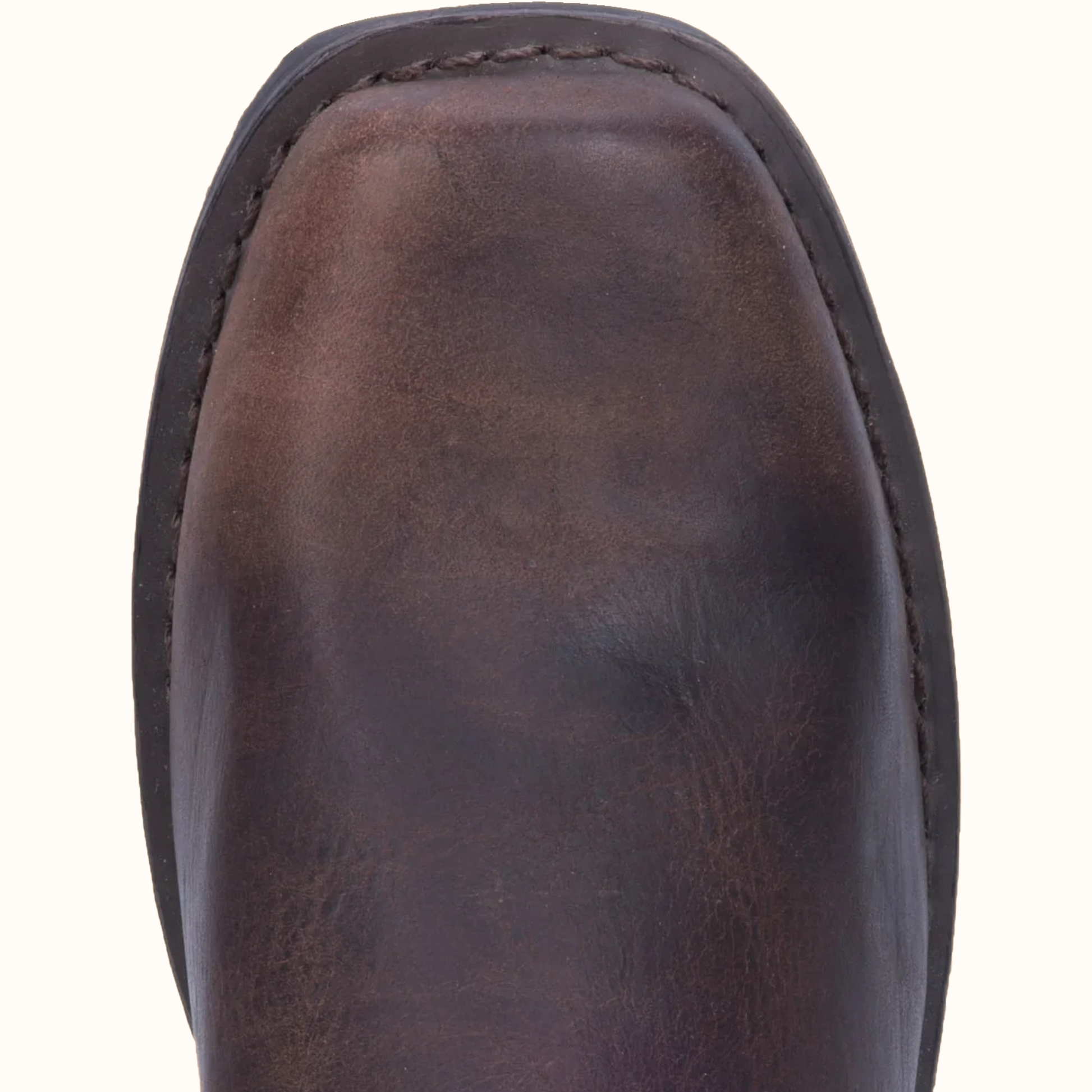 Dingo Dean Leather Harness Boot toe detail