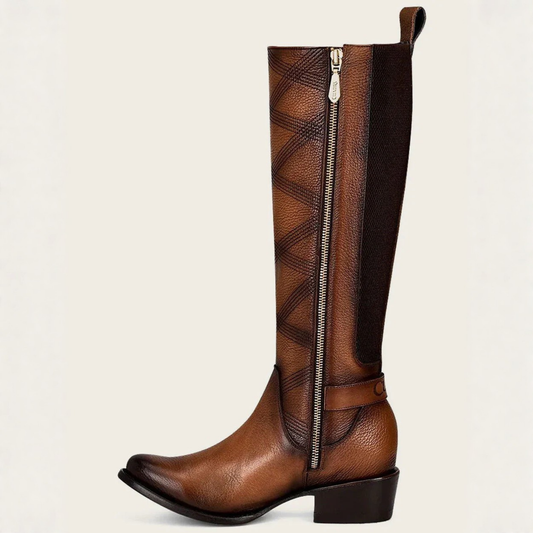 Cuadra Women’s Honey Embroidered Riding Boots side profile