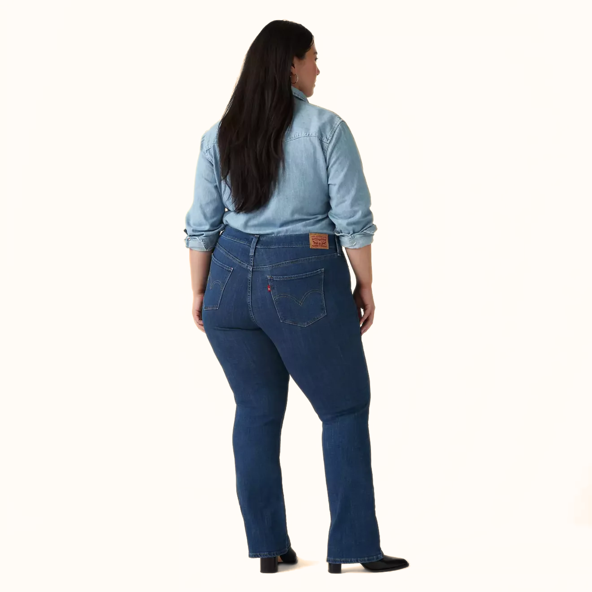 Levi’s Women’s Blue Classic Bootcut Jeans back view