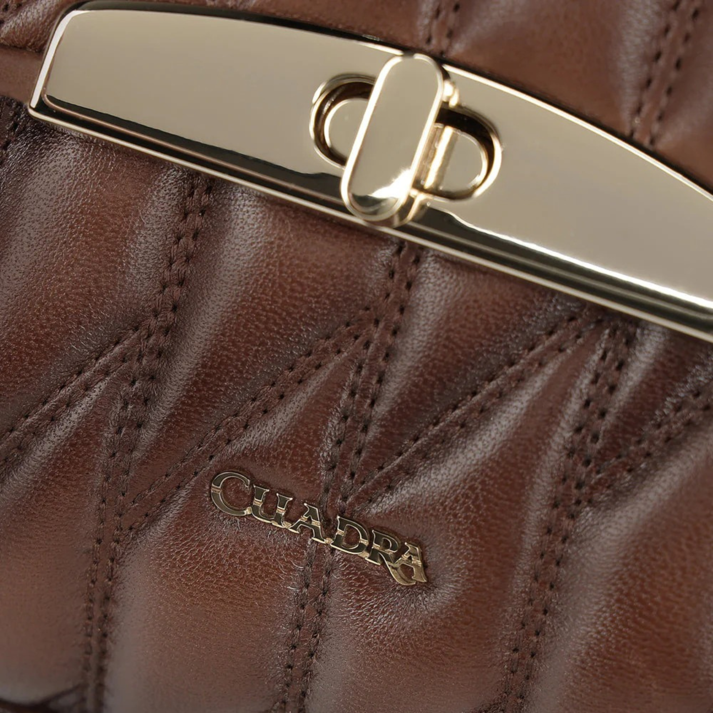 Cuadra Honey Lamb Leather Geometric close-up leather
