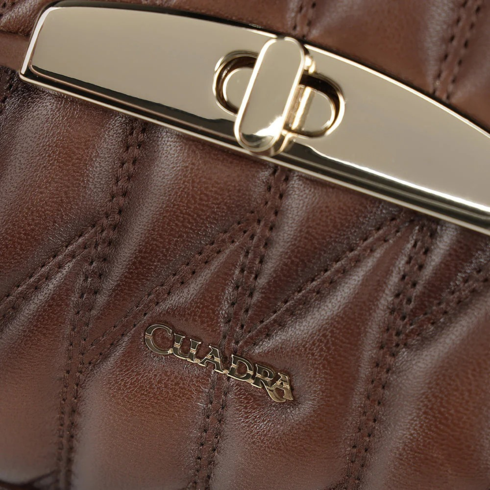 Cuadra Honey Lamb Leather Geometric close-up leather