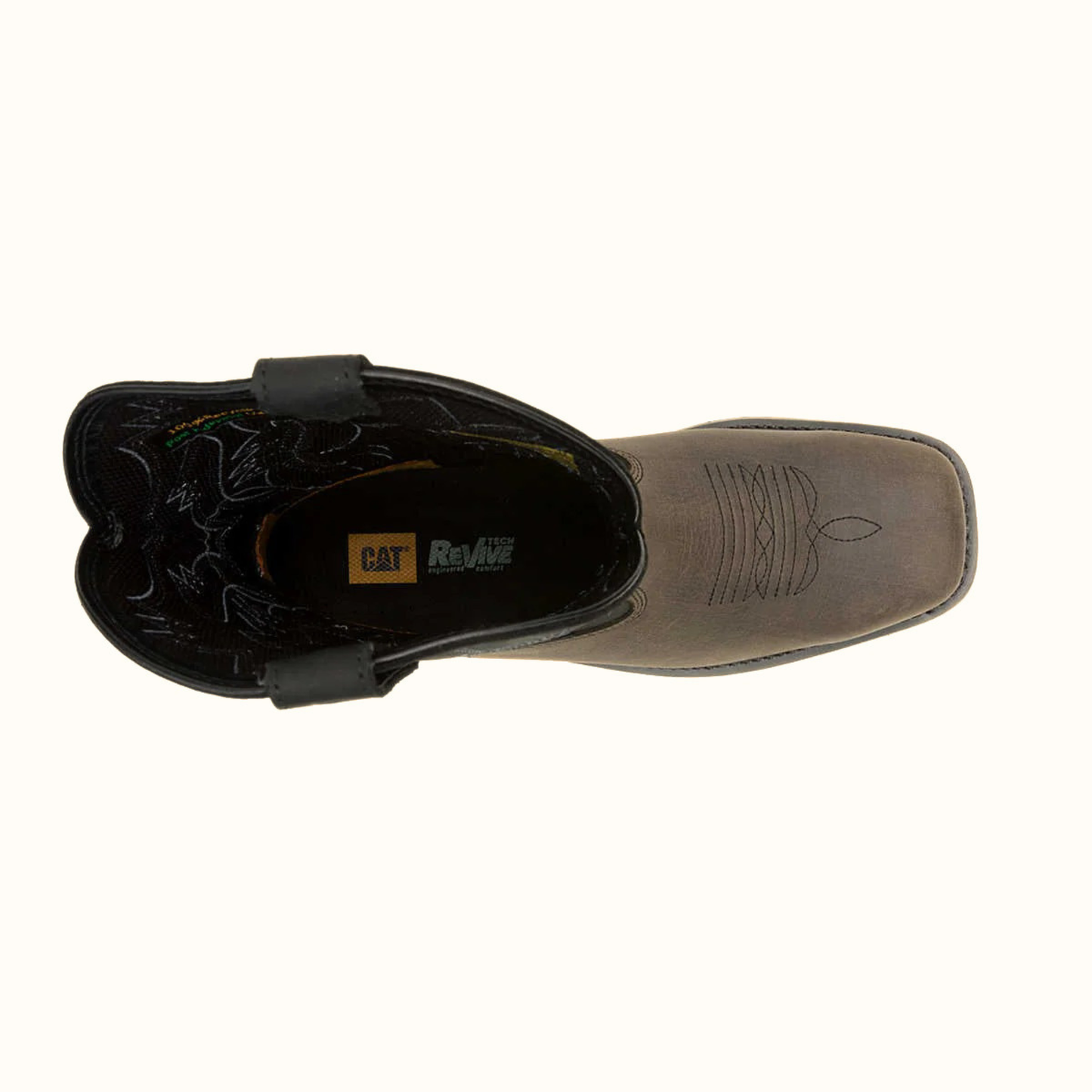 CAT Colorado Frontier Steel Toe Boot top view