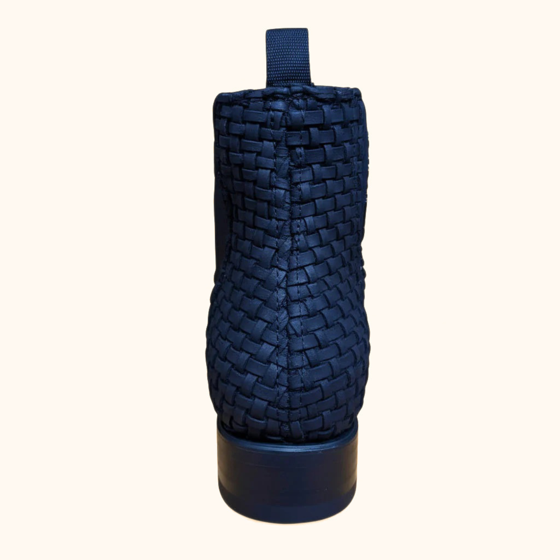 Cerro Petatillo Negro western boot rear shaft view